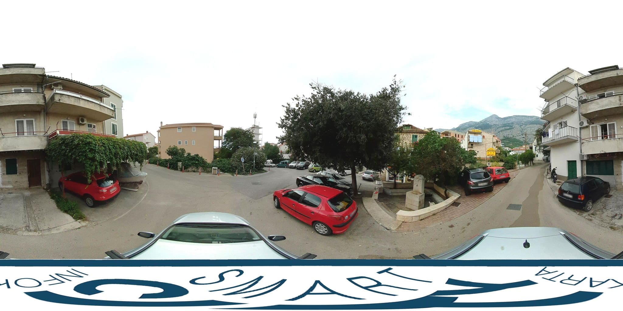 Street view near Apartments Klinac, Makarska — © SilvioBasic (CC BY-SA · Mapillary)