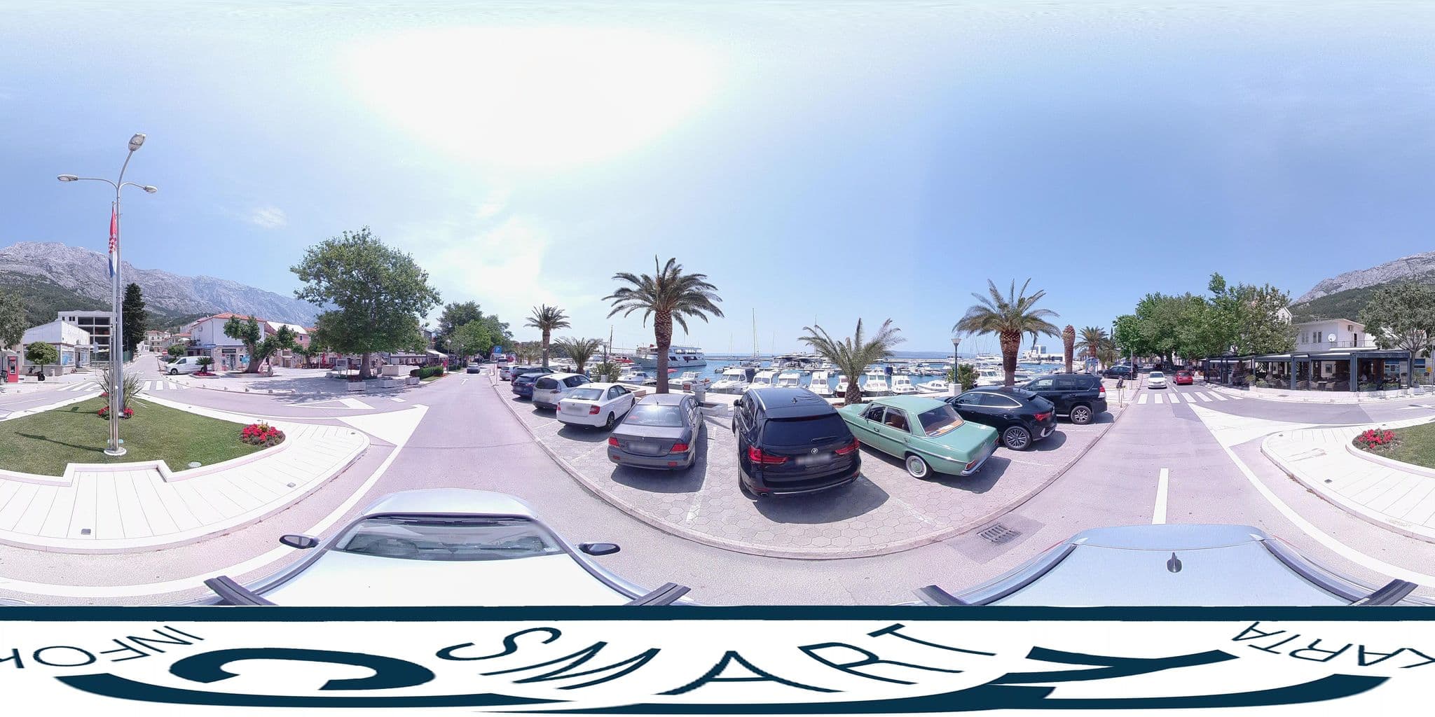 Street view near Hotel Croatia, Baška Voda — © SilvioBasic (CC BY-SA · Mapillary)