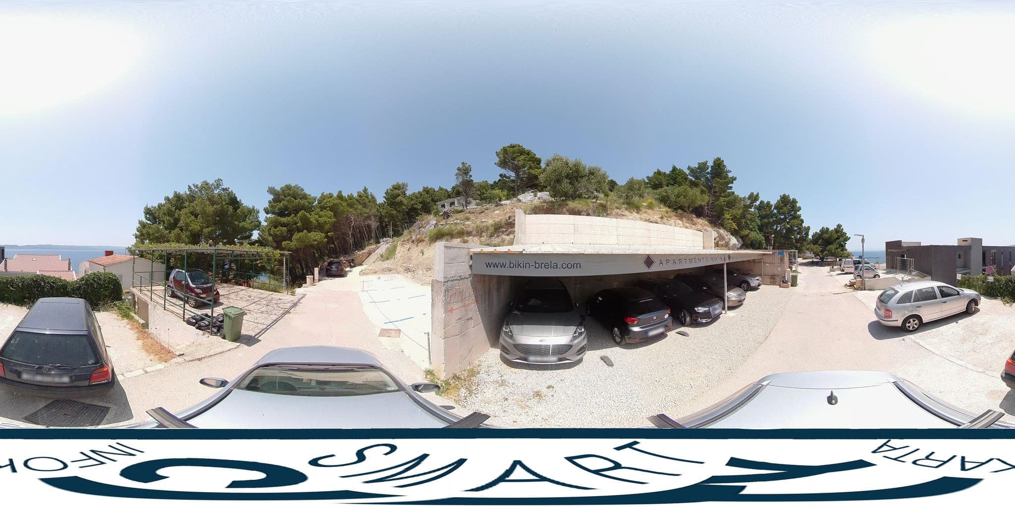 Street view near Villa Franka, Brela — © SilvioBasic (CC BY-SA · Mapillary)