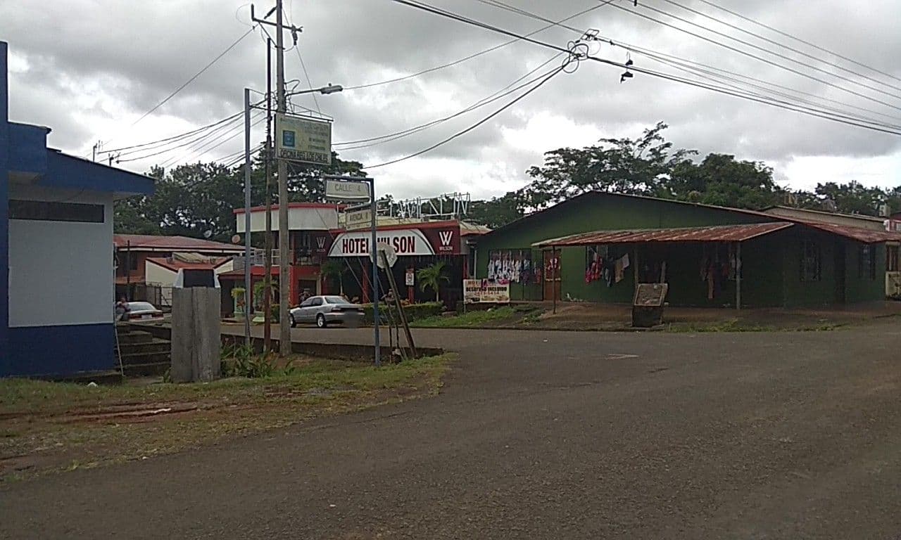 Street view near Hotel Wilson, Los Chiles — © fmonge (CC BY-SA · Mapillary)