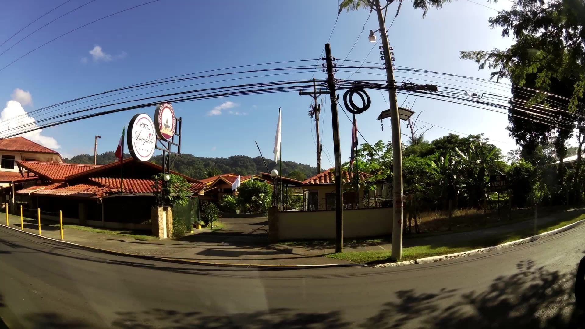 Street view near Bamboo Boutique Hotel, Jacó
