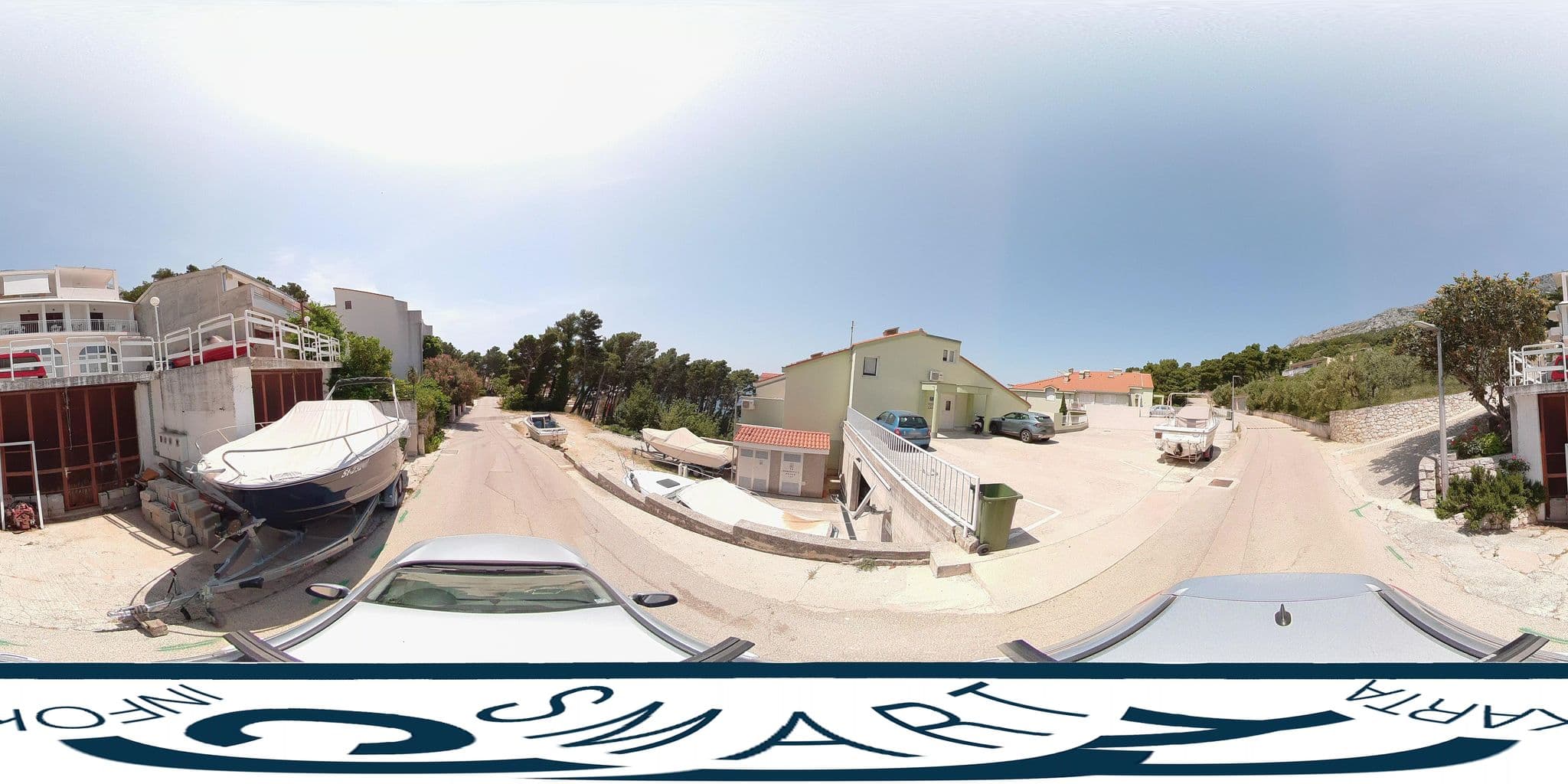 Street view near Apartments Ribičić Brela, Brela — © SilvioBasic (CC BY-SA · Mapillary)