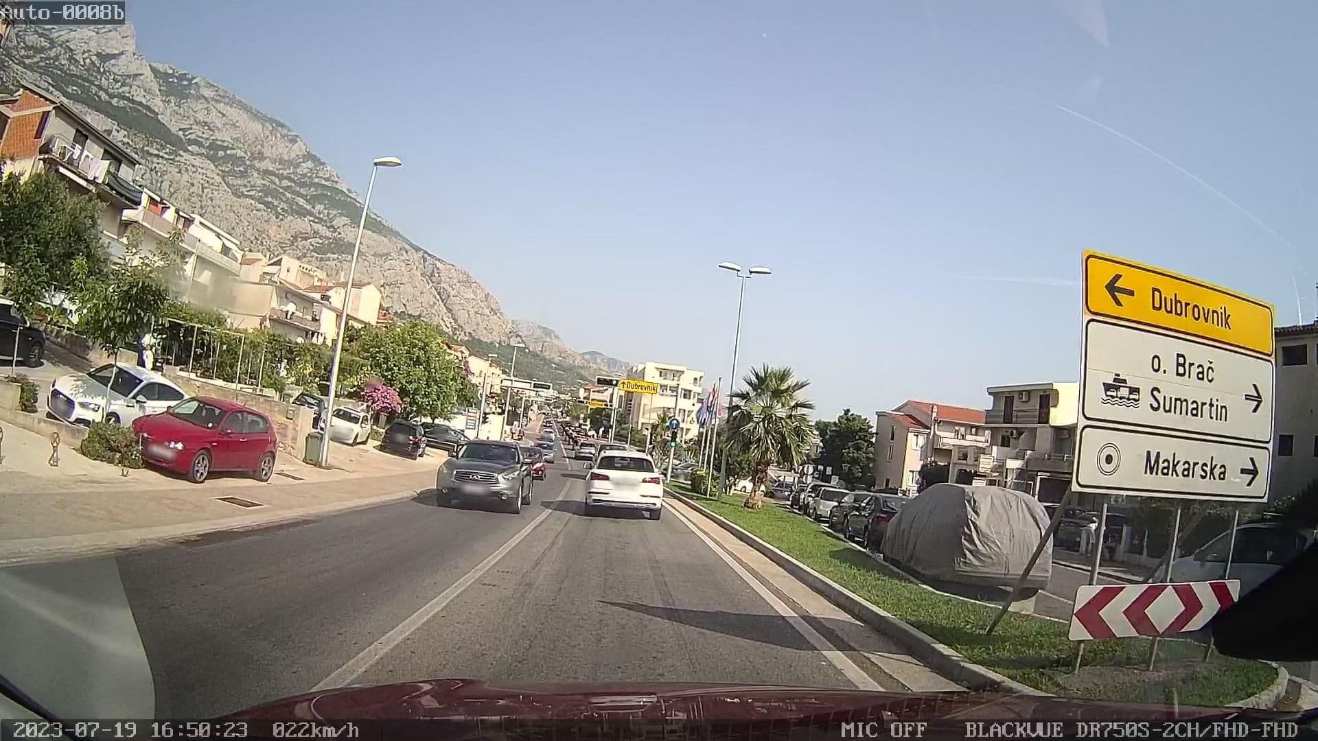 Street view near Apartment Pihler, Makarska — © rdnnk (CC BY-SA · Mapillary)