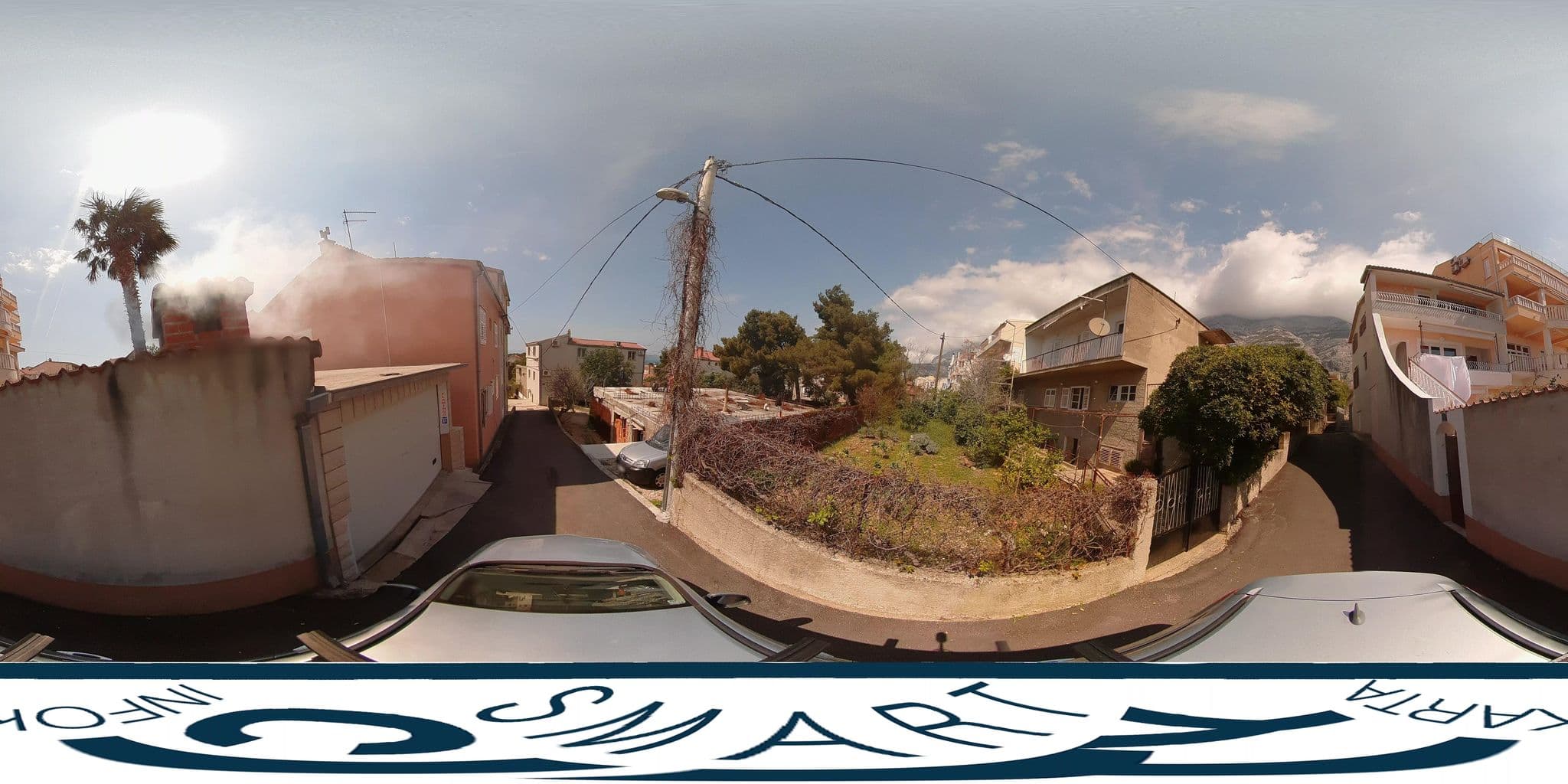 Street view near Apartments Ravlic Villa Flamingo, Makarska — © SilvioBasic (CC BY-SA · Mapillary)