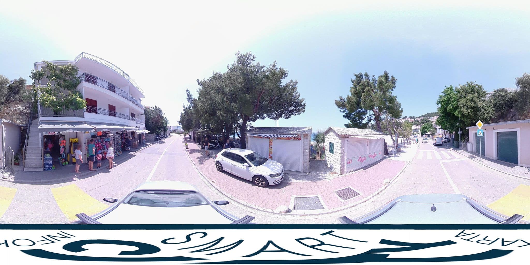 Street view near Baska Voda Beach, Baška Voda — © SilvioBasic (CC BY-SA · Mapillary)