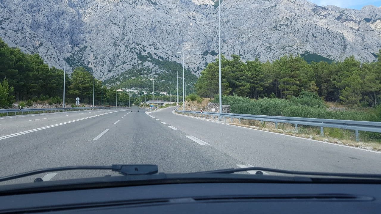 Street view near Sunset, Baška Voda — © mik007 (CC BY-SA · Mapillary)