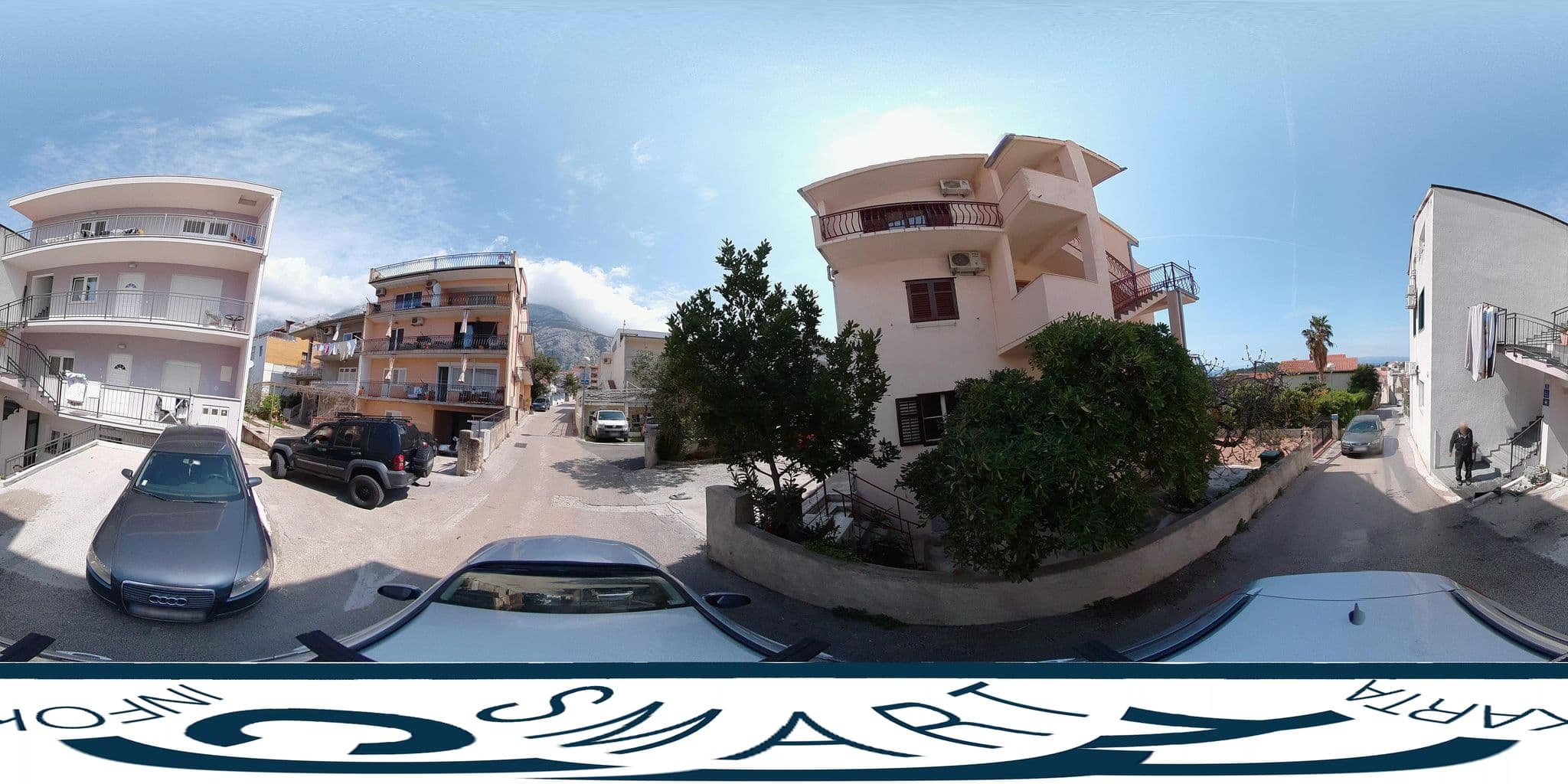 Street view near Apartments Gisela, Makarska — © SilvioBasic (CC BY-SA · Mapillary)