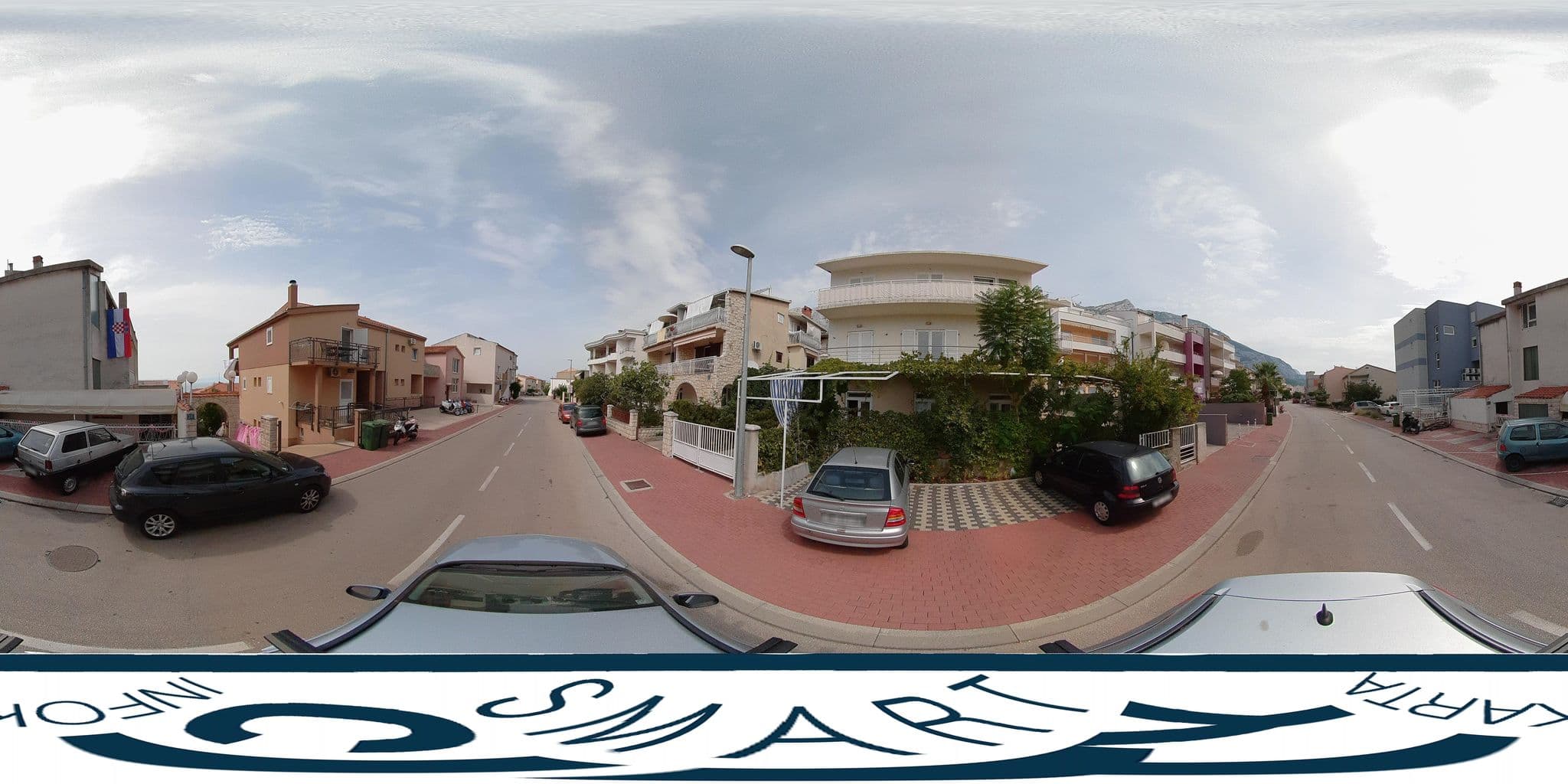 Street view near Apartments Veselko, Makarska — © SilvioBasic (CC BY-SA · Mapillary)
