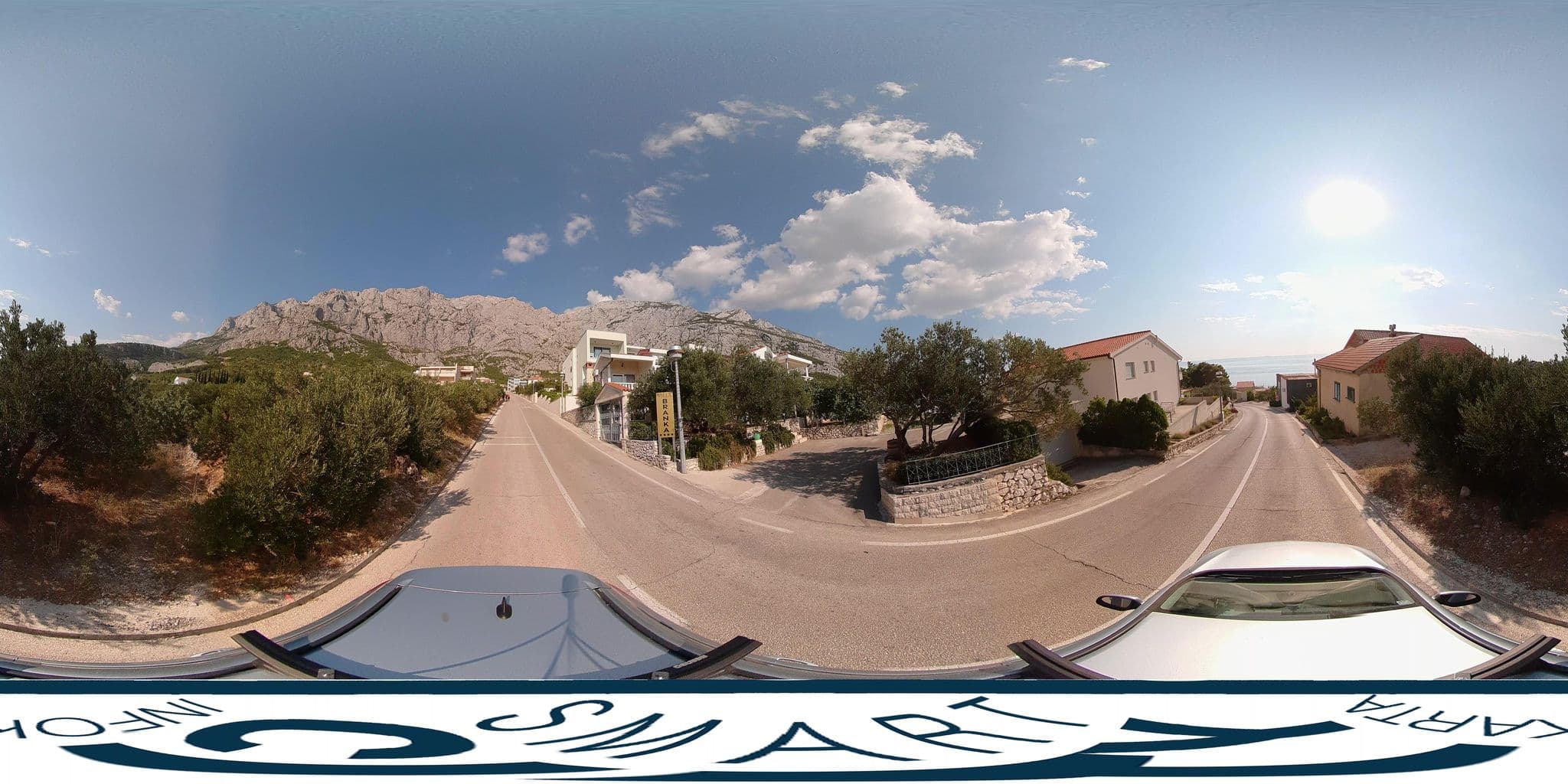 Street view near Apartments Denis, Makarska — © SilvioBasic (CC BY-SA · Mapillary)