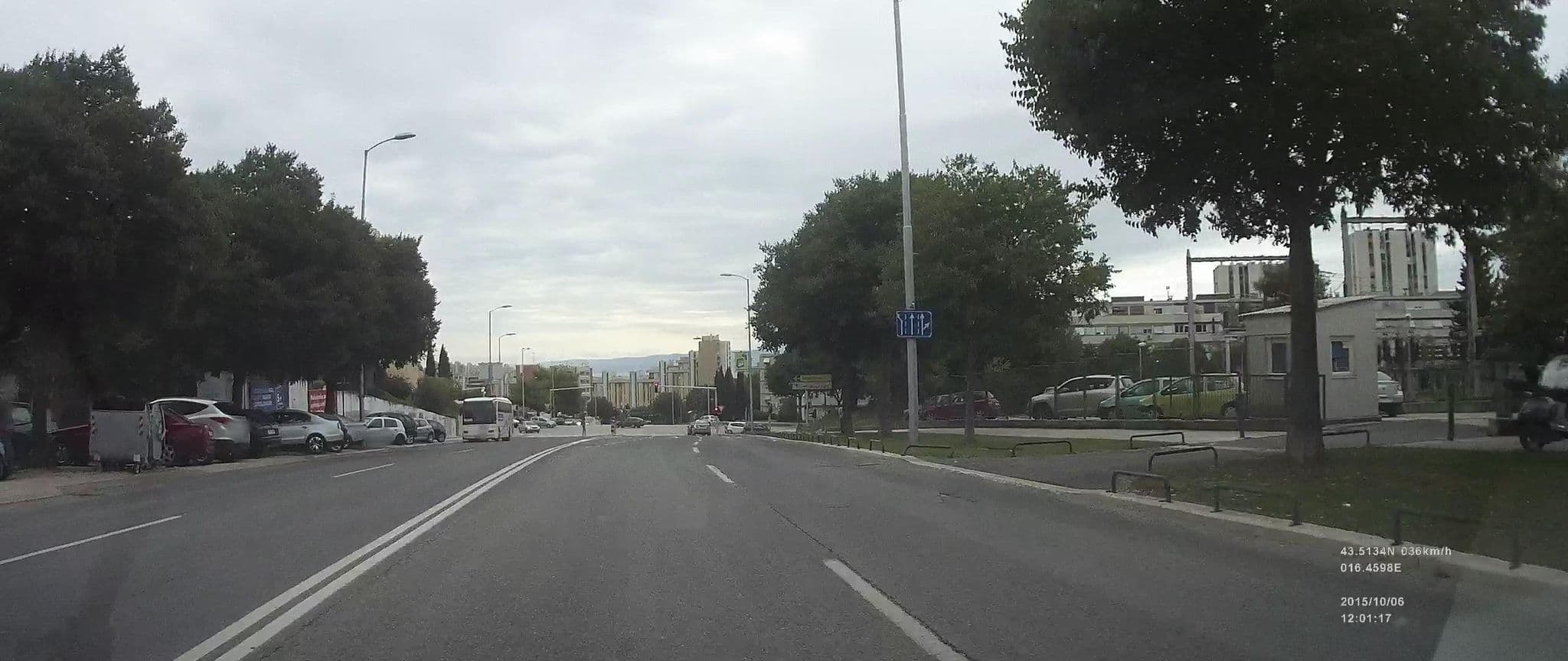 Street view near Apartment Gordana, Split — © idelac (CC BY-SA · Mapillary)