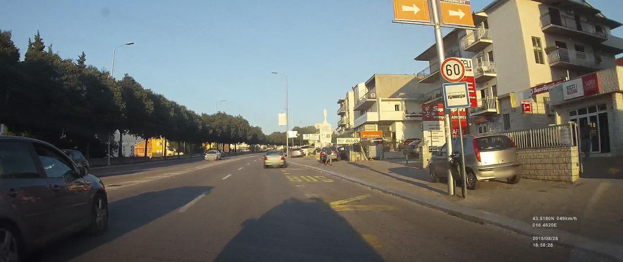 Street view near GASTRO TURIZAM d.o.o., Vranjic — © idelac (CC BY-SA · Mapillary)