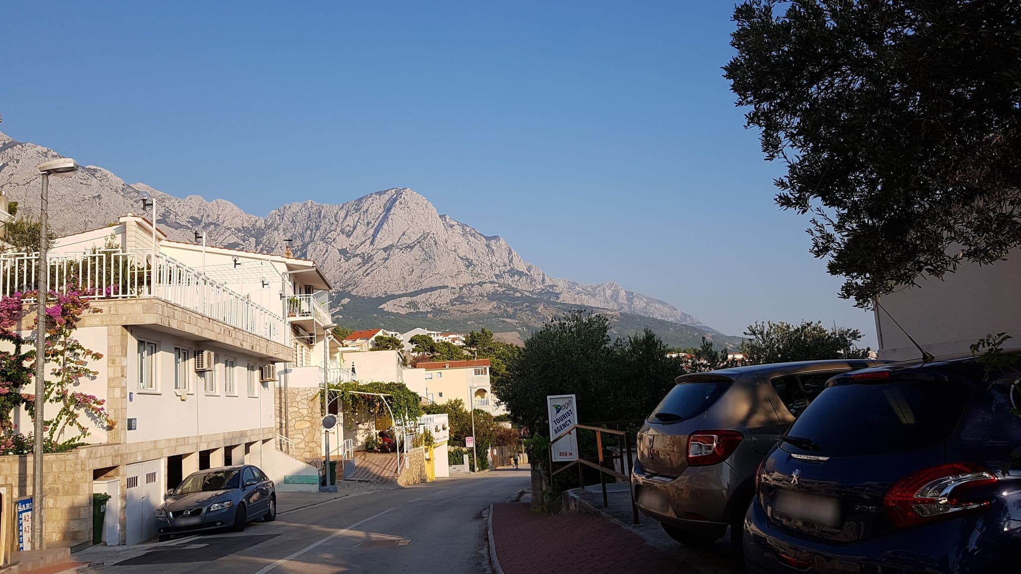 Street view near Apartments Matic, Baška Voda — © mcadam (CC BY-SA · Mapillary)