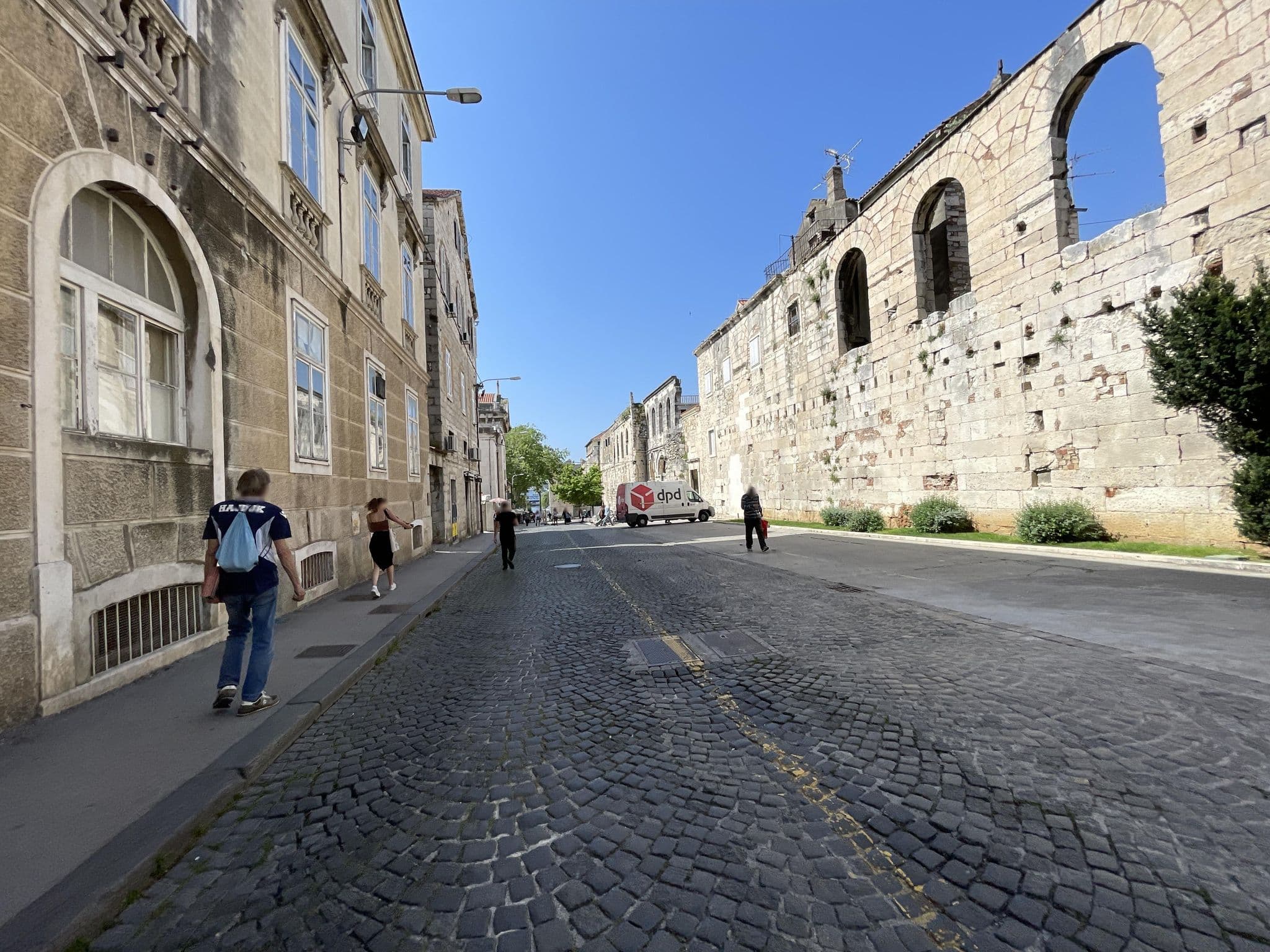 Street view near Hotel Dioclecian Palace Expirence, Split — © filipb (CC BY-SA · Mapillary)
