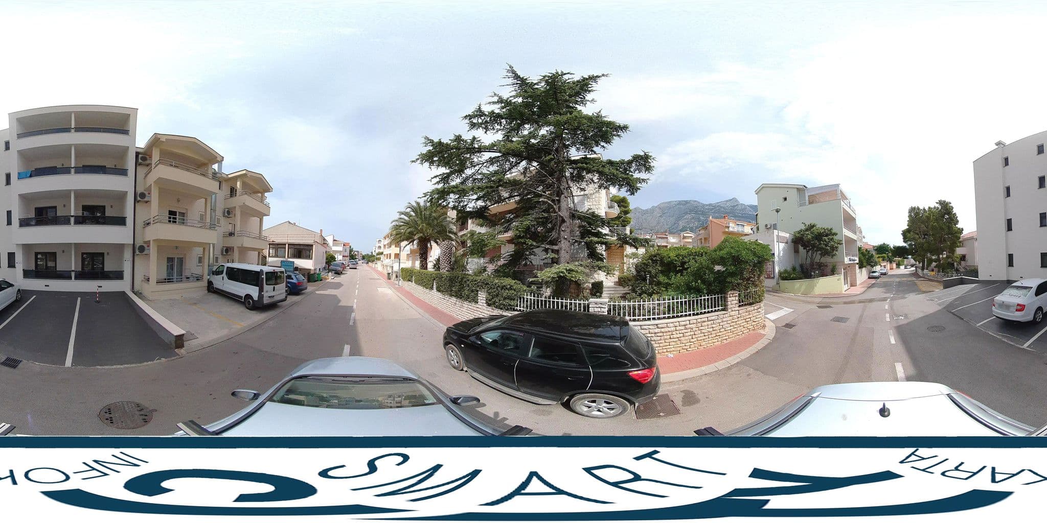 Street view near Villa Vranic Apartments, Makarska — © SilvioBasic (CC BY-SA · Mapillary)