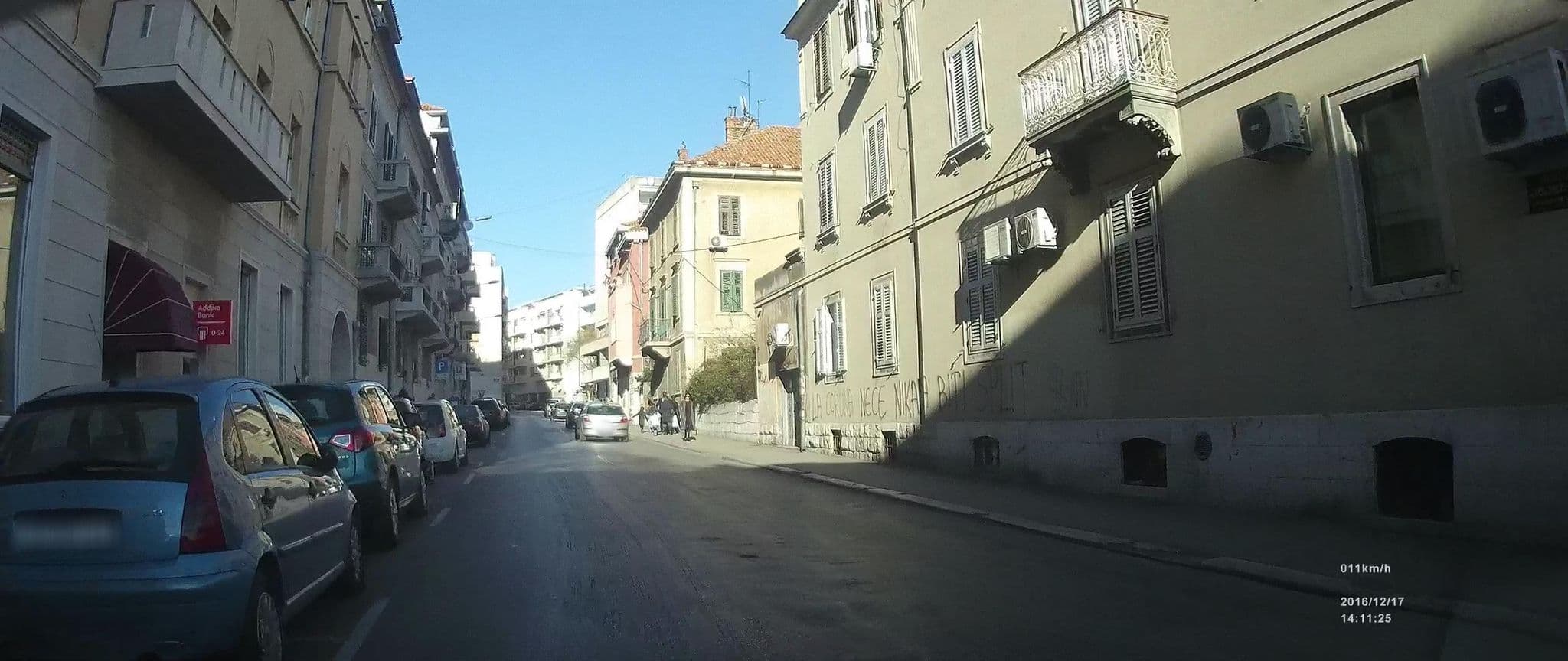 Street view near Apartment Vid, Split — © idelac (CC BY-SA · Mapillary)
