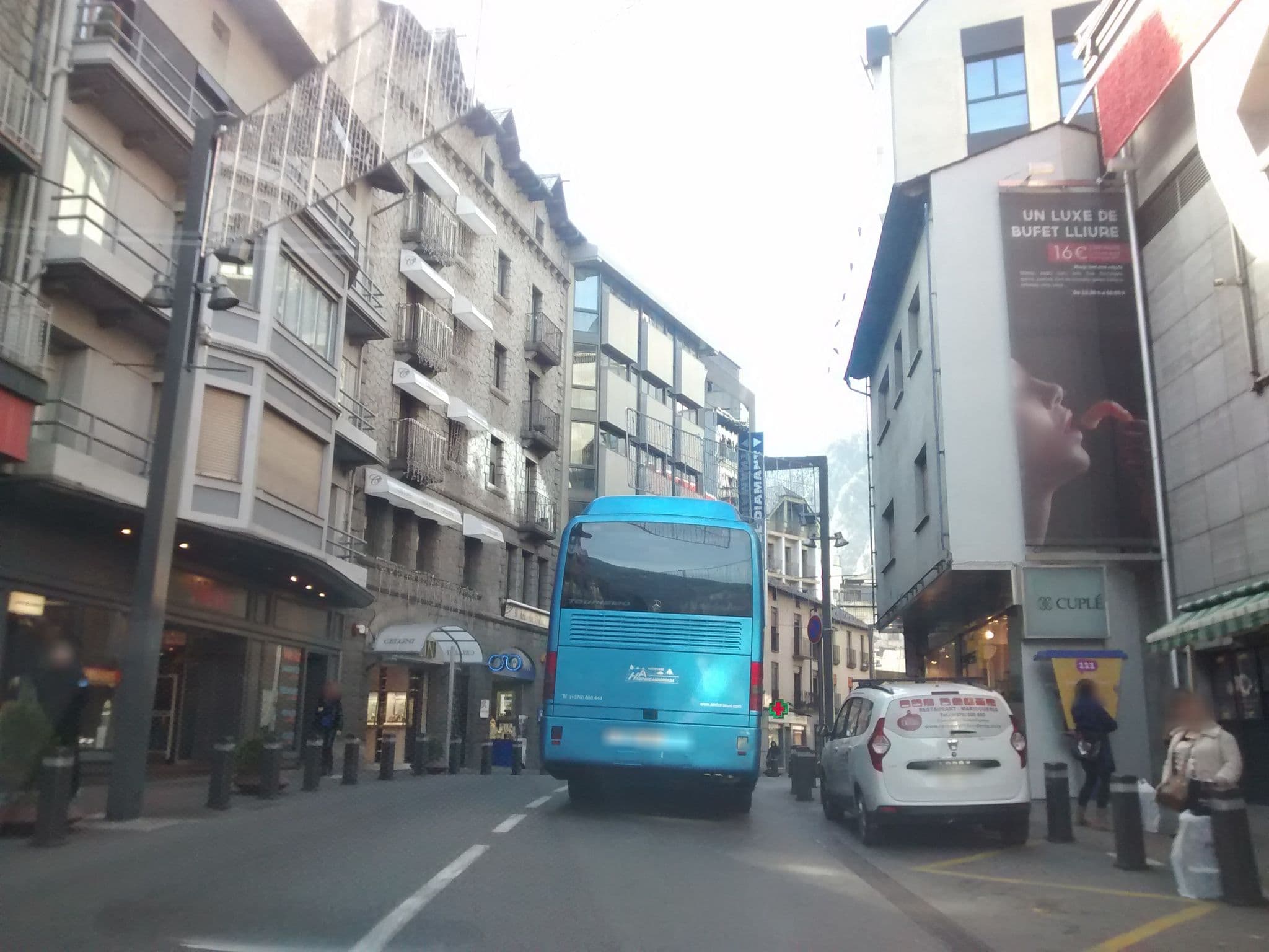 Street view near Hotel City M28, Andorra la Vella — © egofer (CC BY-SA · Mapillary)