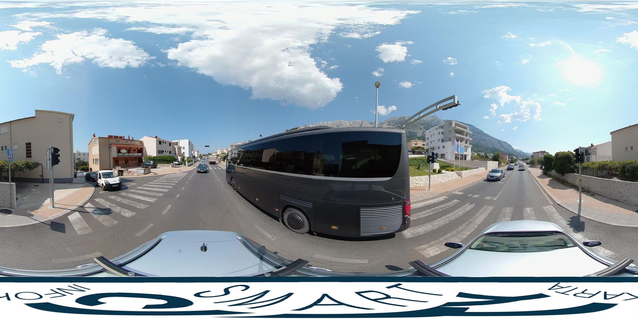 Street view near Apartments Angela Makarska, Makarska — © SilvioBasic (CC BY-SA · Mapillary)