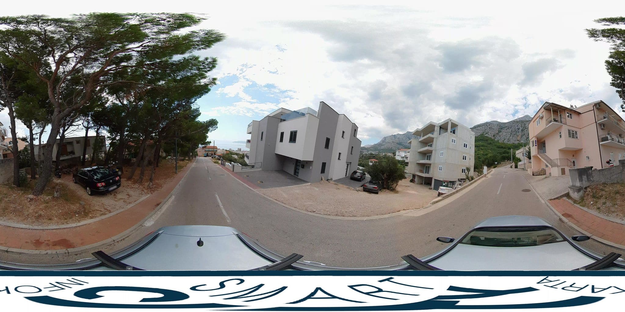 Street view near Lara Apartments, Makarska — © SilvioBasic (CC BY-SA · Mapillary)