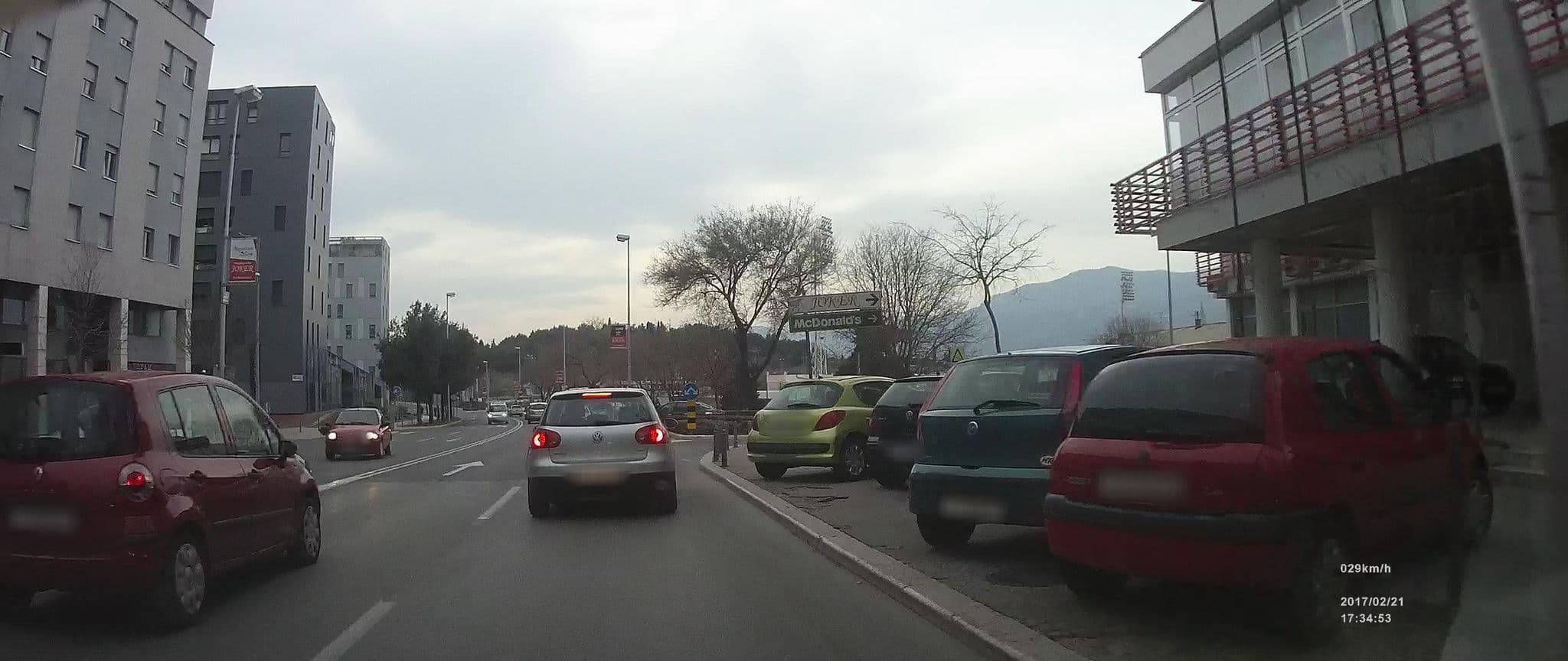 Street view near Nevena Apartments, Split — © idelac (CC BY-SA · Mapillary)