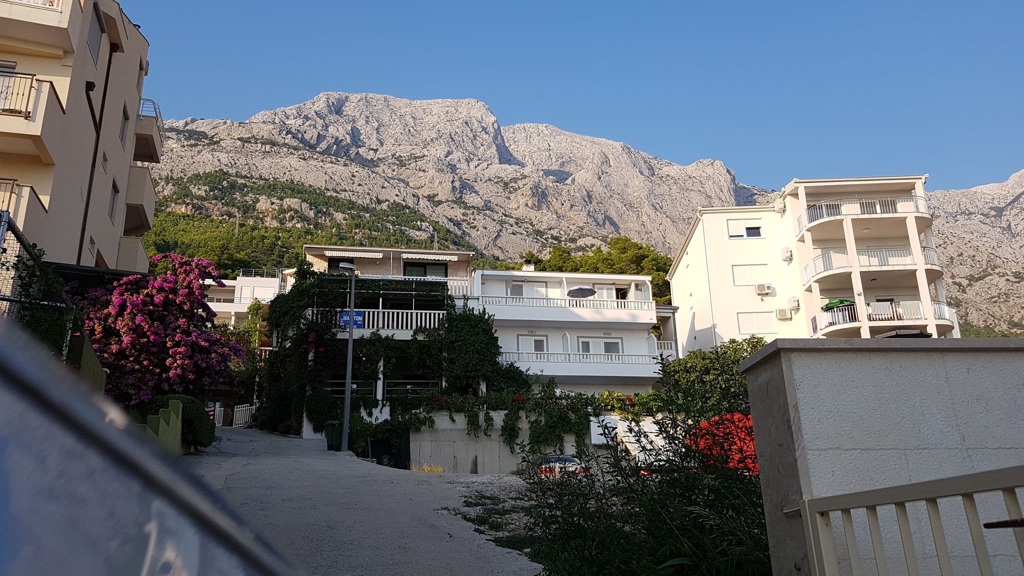 Street view near Apartments Goga Baska Voda, Baška Voda — © mcadam (CC BY-SA · Mapillary)