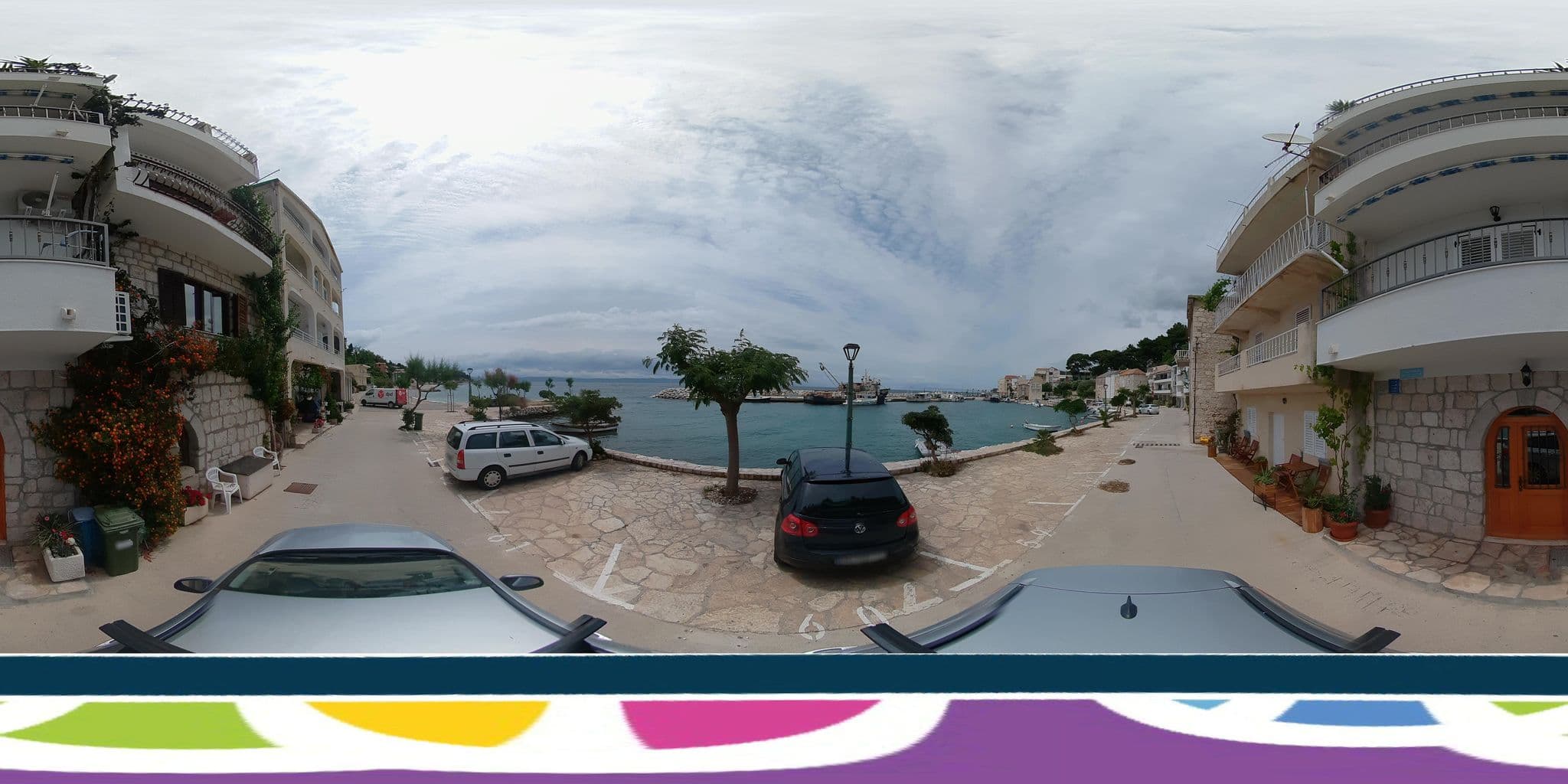 Street view near Apartments Adrion, Podgora — © SilvioBasic (CC BY-SA · Mapillary)