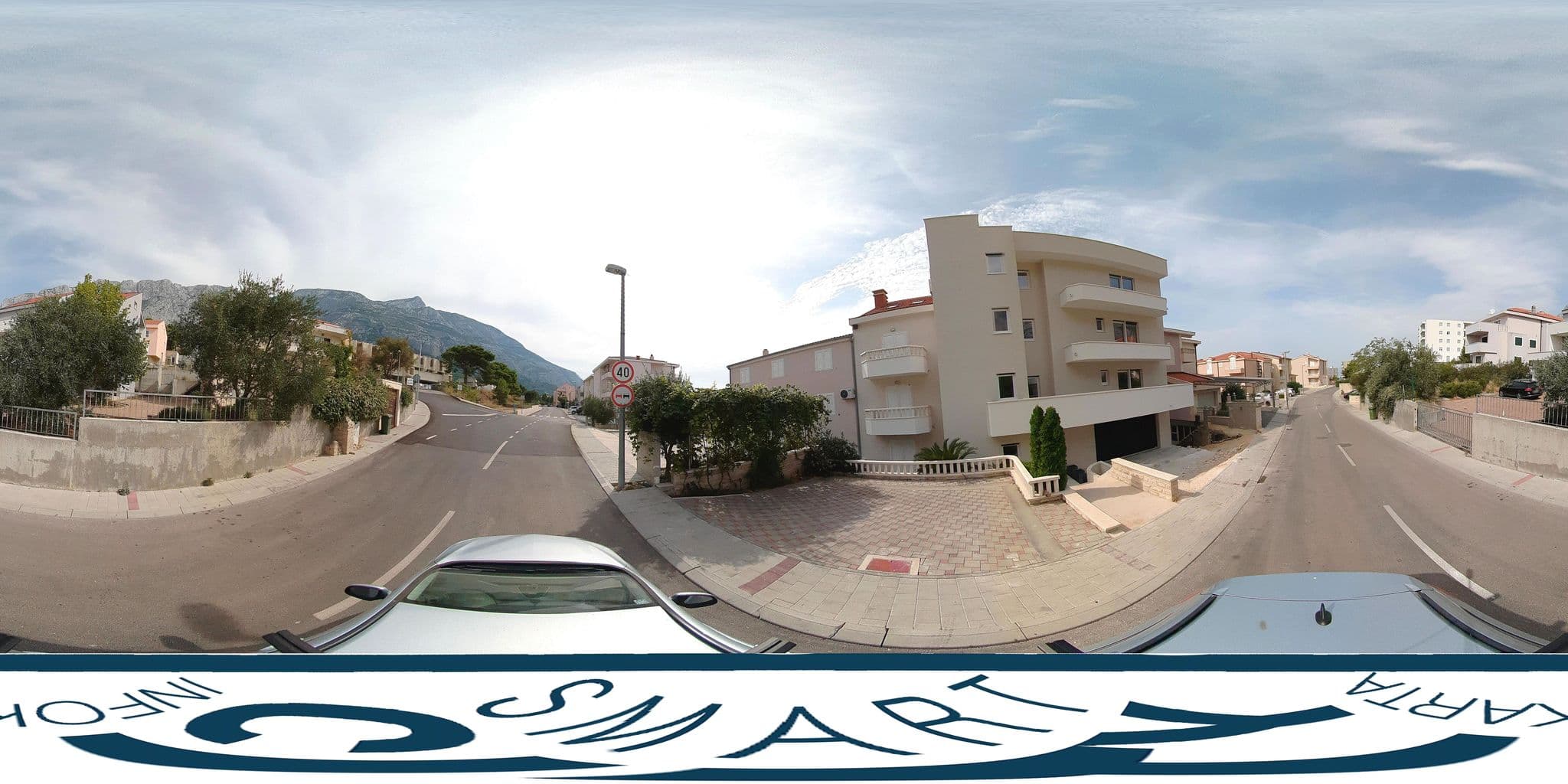 Street view near Villa Andric, Makarska — © SilvioBasic (CC BY-SA · Mapillary)