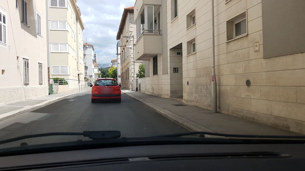 Street view near Apartments Mihaela, Split — © mik007 (CC BY-SA · Mapillary)