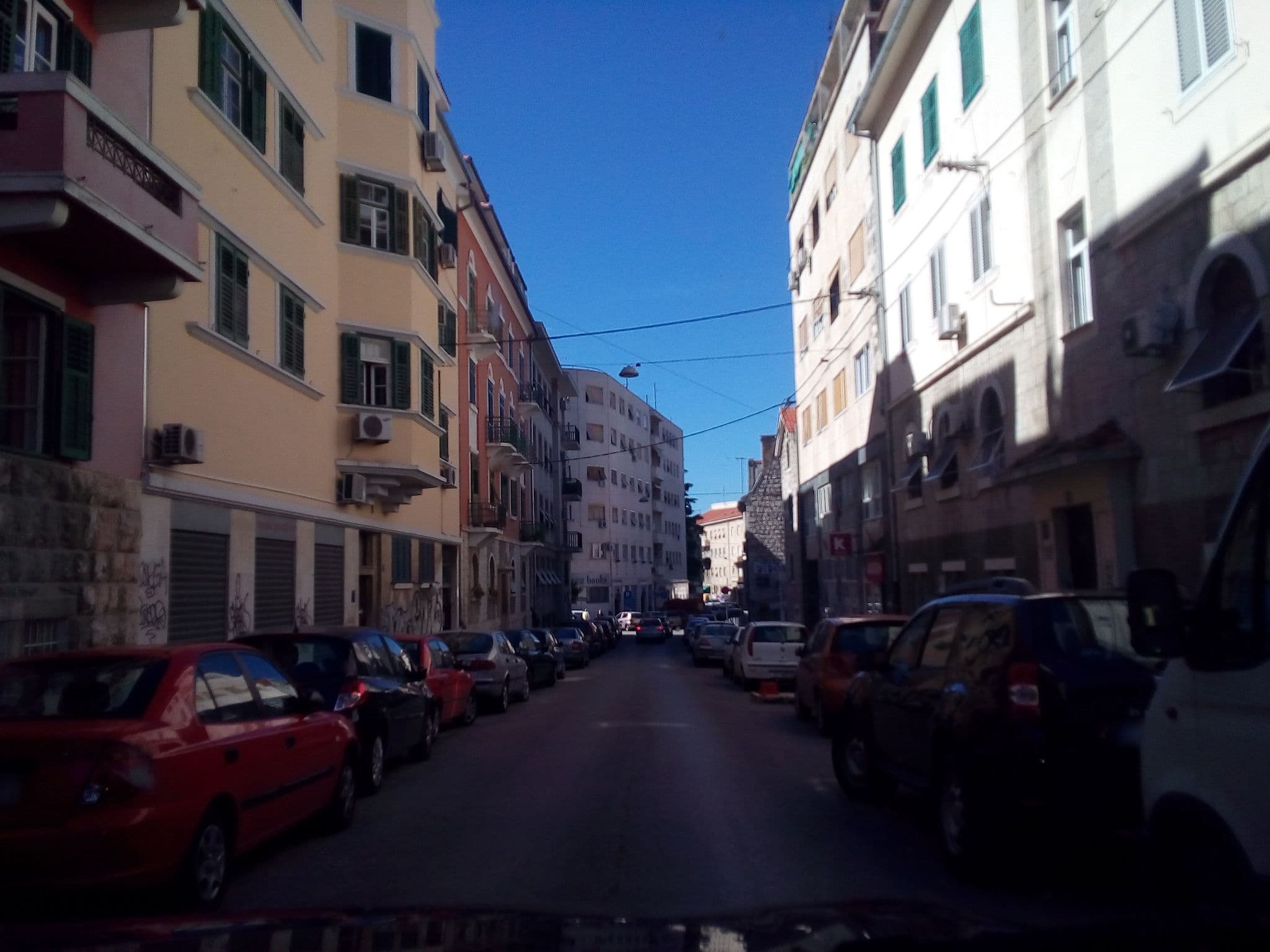 Street view near Roman Horizon, Split — © karthoo (CC BY-SA · Mapillary)