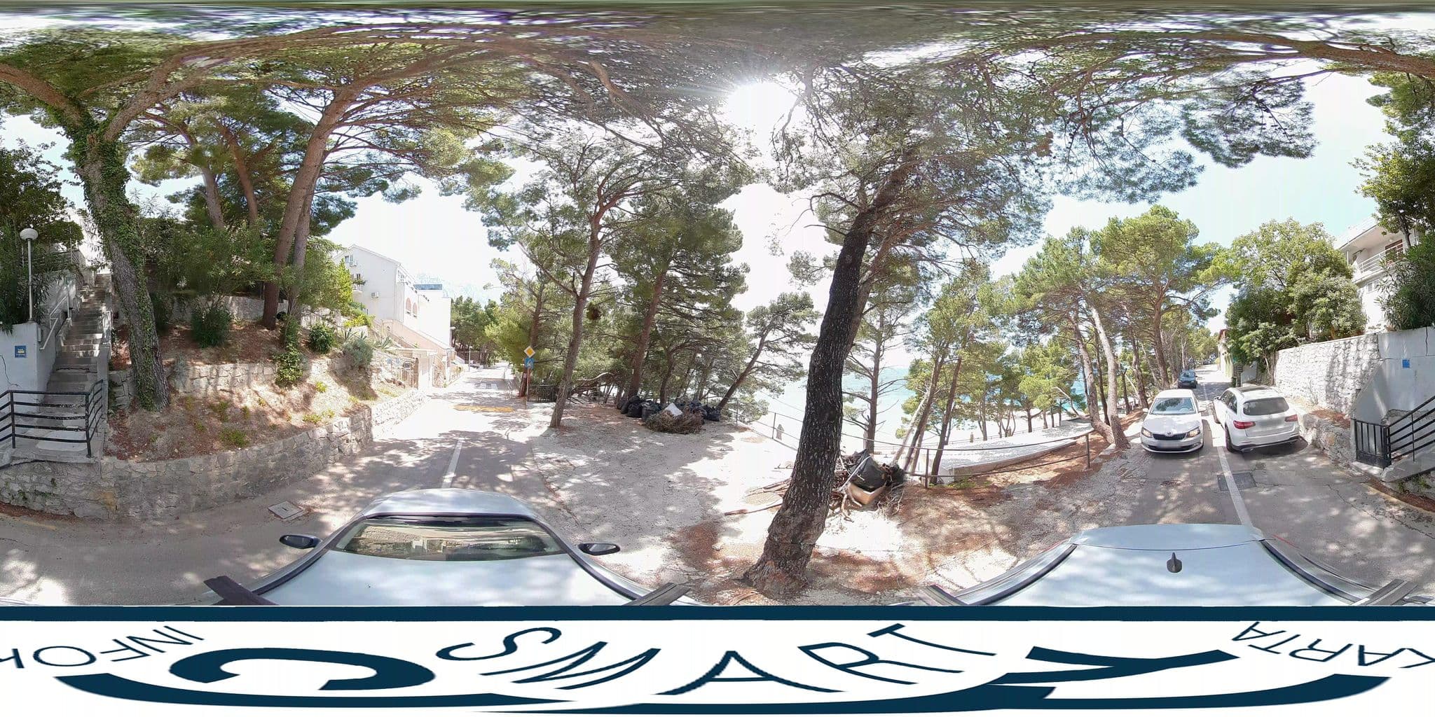 Street view near Apartment Rogac, Baška Voda — © SilvioBasic (CC BY-SA · Mapillary)