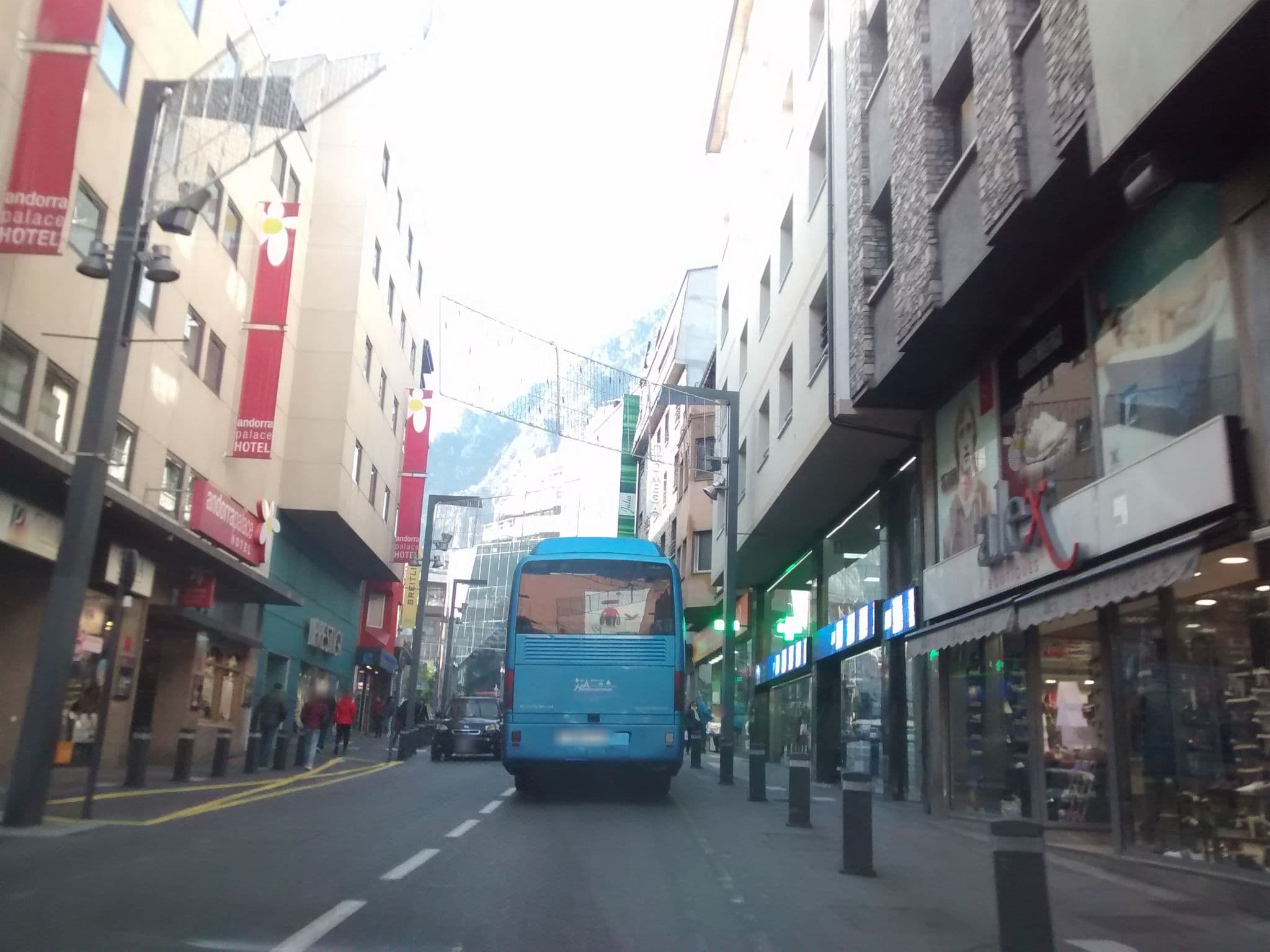 Street view near Hotel Andorra Palace, Andorra la Vella — © egofer (CC BY-SA · Mapillary)