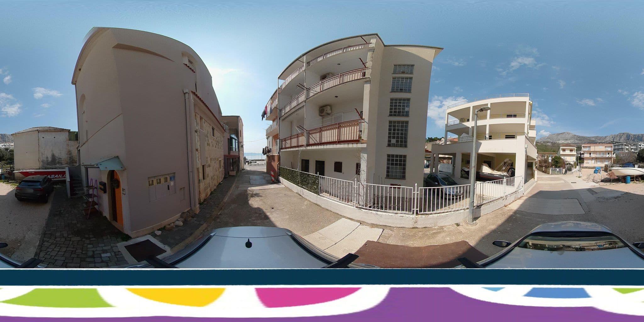Street view near Apartments Lena, Podgora — © SilvioBasic (CC BY-SA · Mapillary)