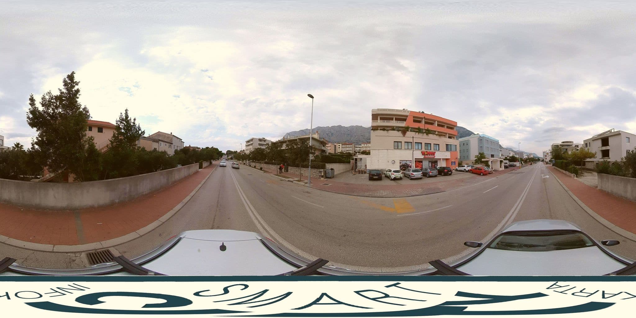 Street view near Apartments Mario, Makarska — © SilvioBasic (CC BY-SA · Mapillary)