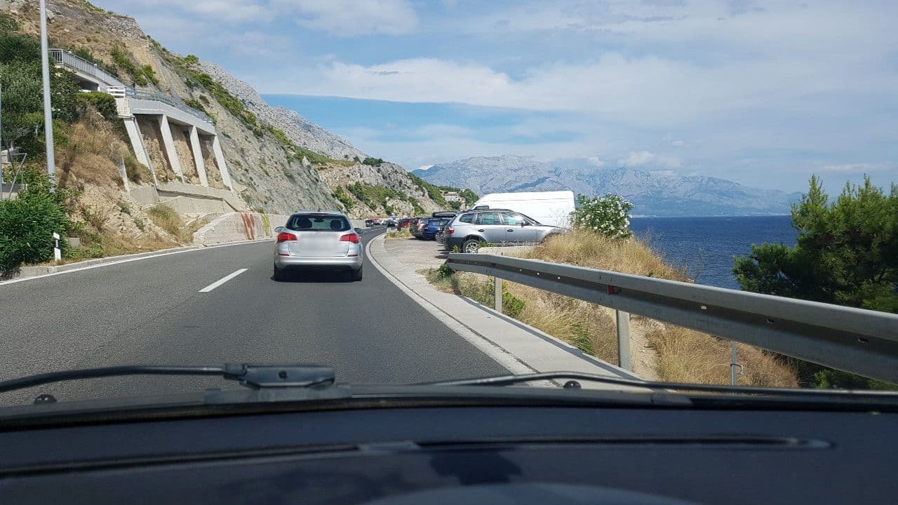 Street view near Adriatic Blue Apartments, Omiš — © mik007 (CC BY-SA · Mapillary)