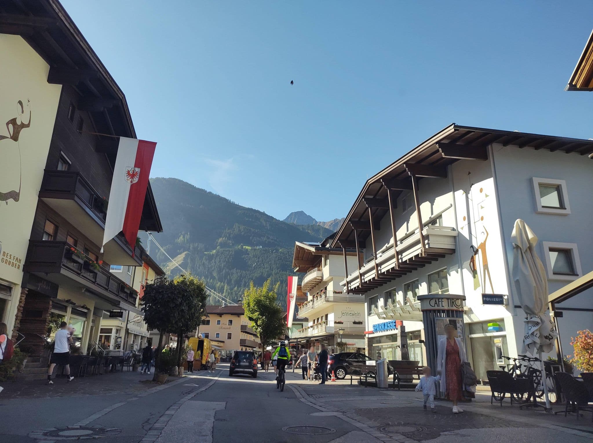 Street view near Das Cityhouse, Mayrhofen
