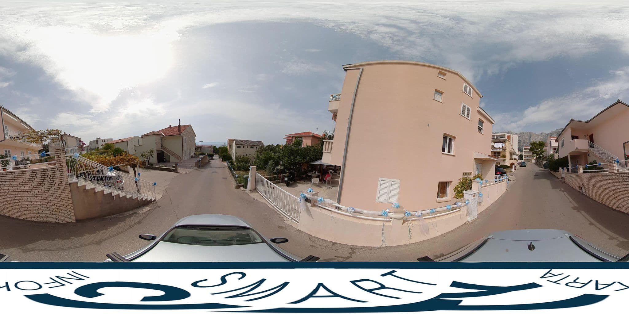 Street view near Apartments Blažević, Makarska — © SilvioBasic (CC BY-SA · Mapillary)