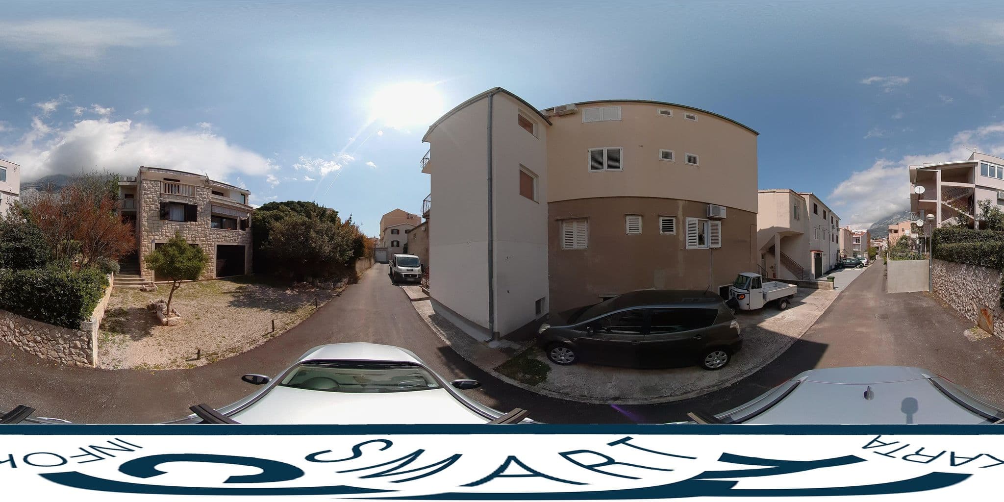 Street view near Apartments Ivan, Makarska — © SilvioBasic (CC BY-SA · Mapillary)