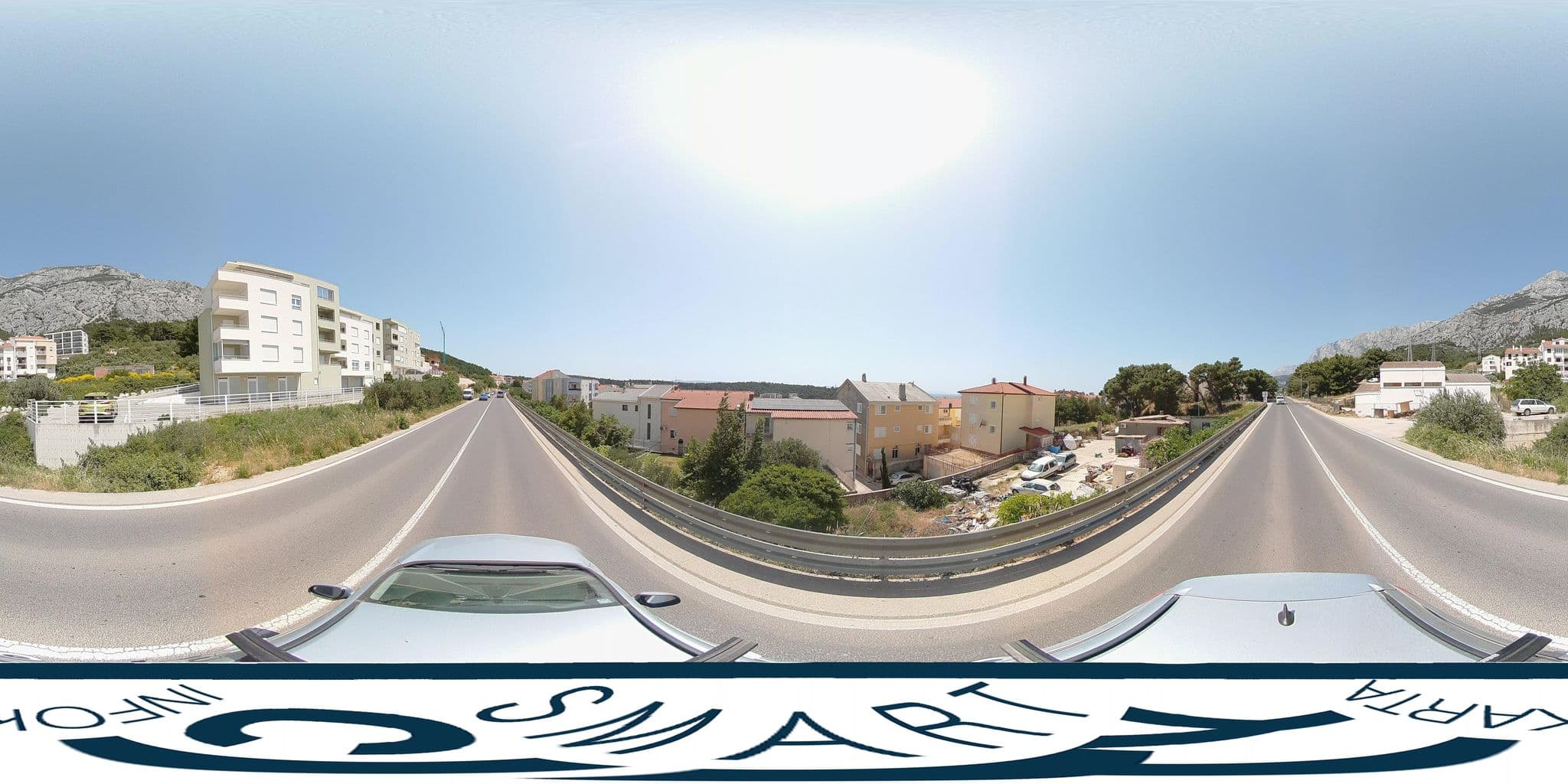 Street view near Apartmani Eva, Makarska — © SilvioBasic (CC BY-SA · Mapillary)