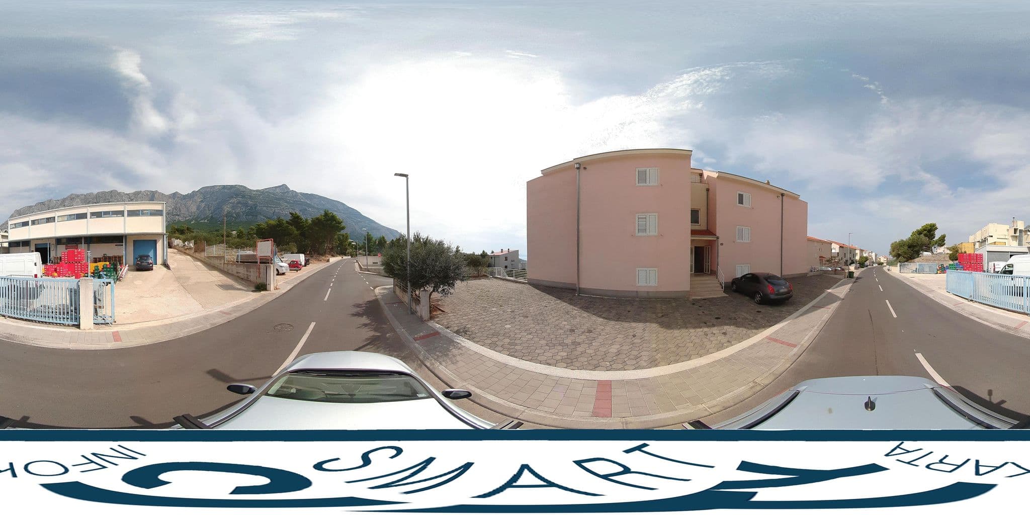 Street view near Apartments Ante, Makarska — © SilvioBasic (CC BY-SA · Mapillary)