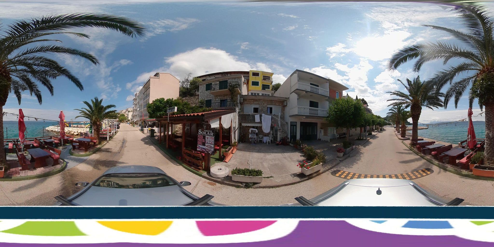 Street view near Apartments Strandburg Kroatien, Podgora — © SilvioBasic (CC BY-SA · Mapillary)