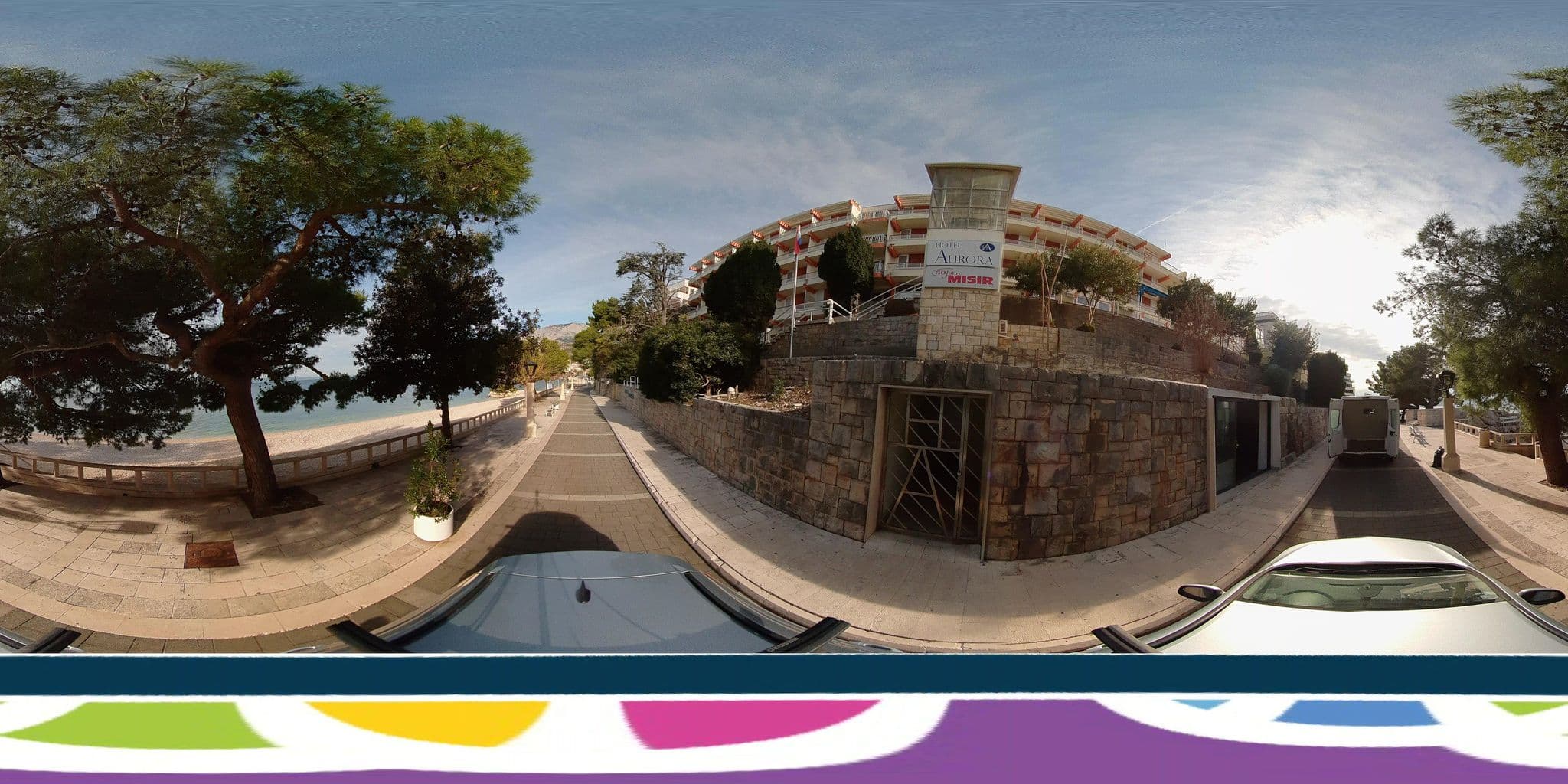Street view near Hotel Auwora, Podgora — © SilvioBasic (CC BY-SA · Mapillary)