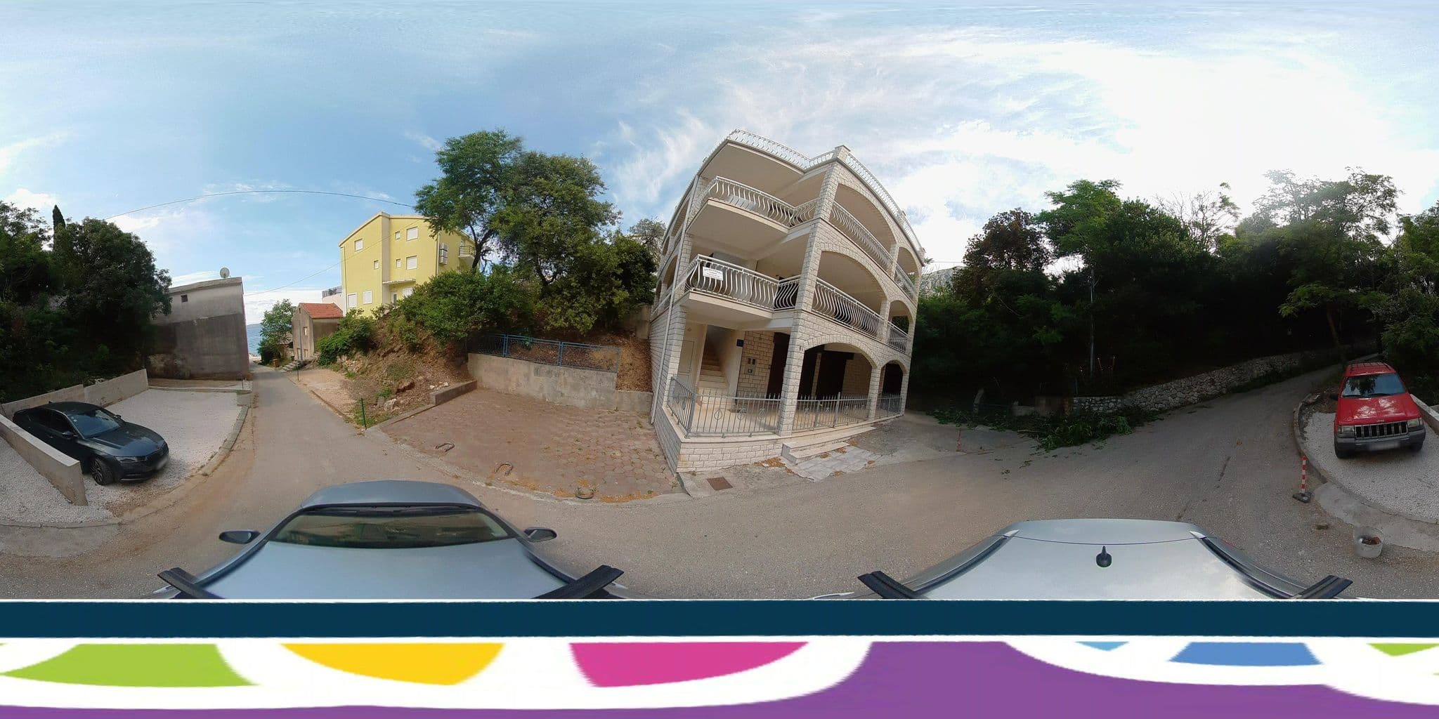Street view near Apartmani Jardin Zaostrog, Podgora — © SilvioBasic (CC BY-SA · Mapillary)
