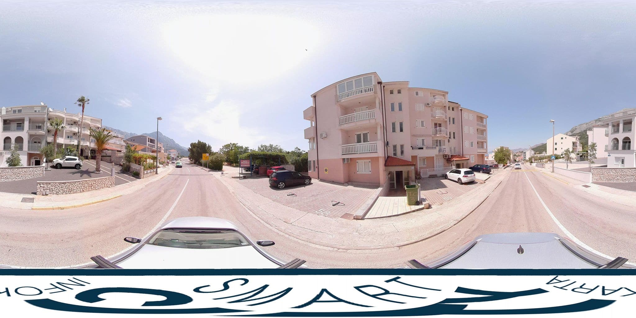 Street view near Pansion Ivana, Baška Voda — © SilvioBasic (CC BY-SA · Mapillary)