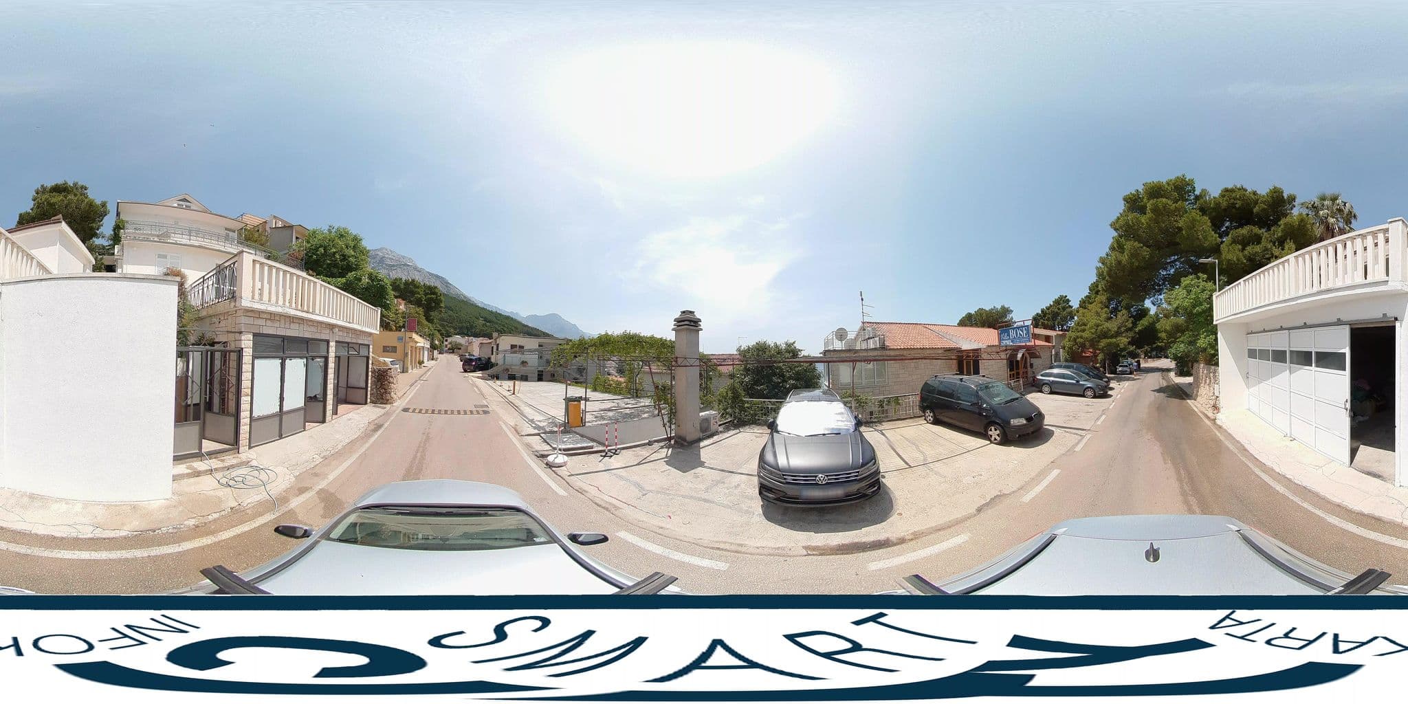 Street view near Villa Bose, Brela — © SilvioBasic (CC BY-SA · Mapillary)