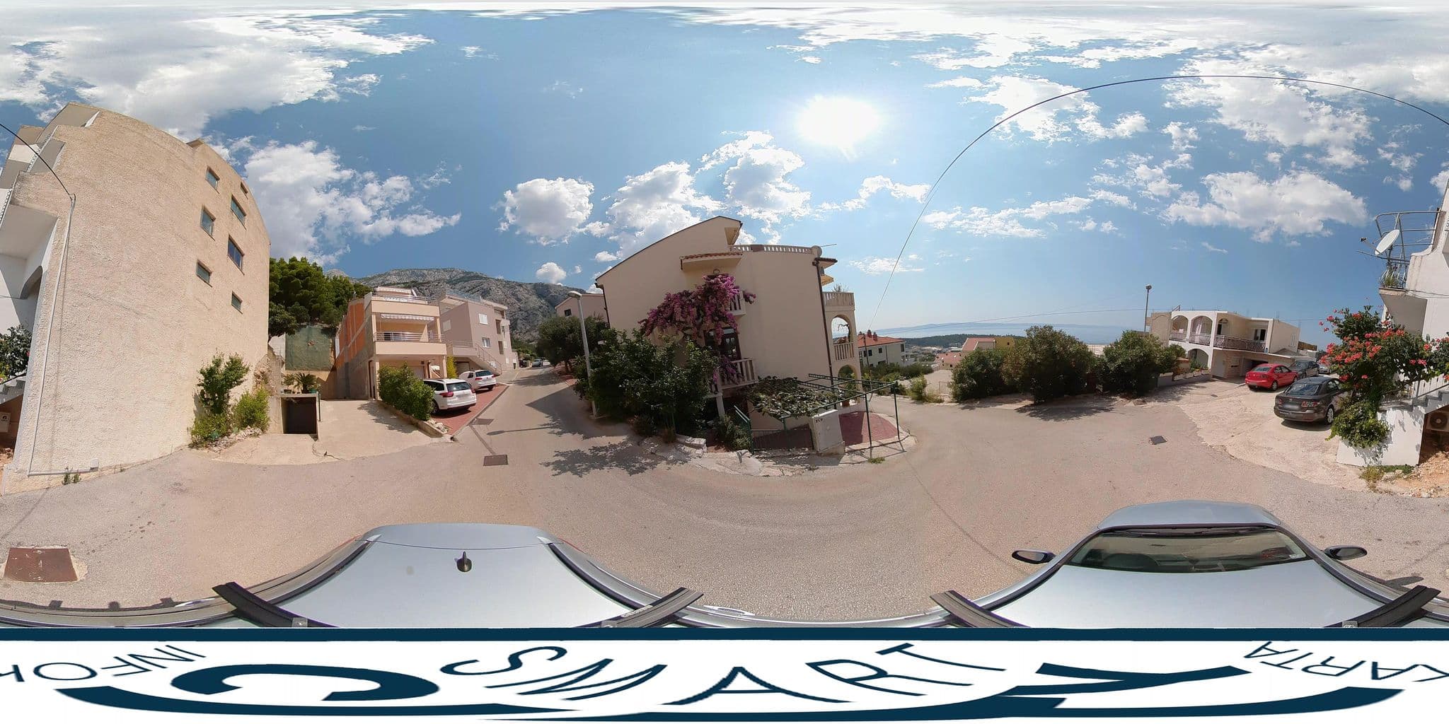 Street view near Apartments Ella, Makarska — © SilvioBasic (CC BY-SA · Mapillary)