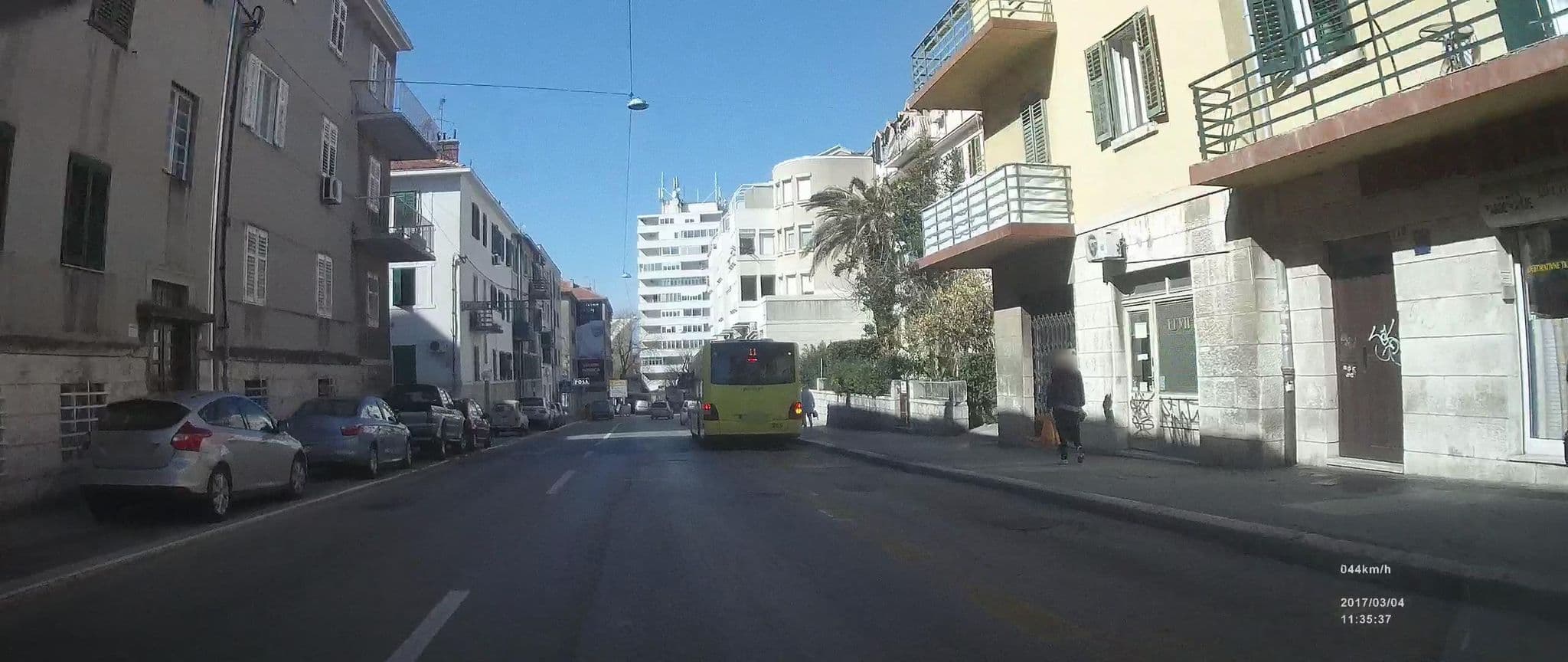 Street view near Apartment Nina Marie, Split — © idelac (CC BY-SA · Mapillary)