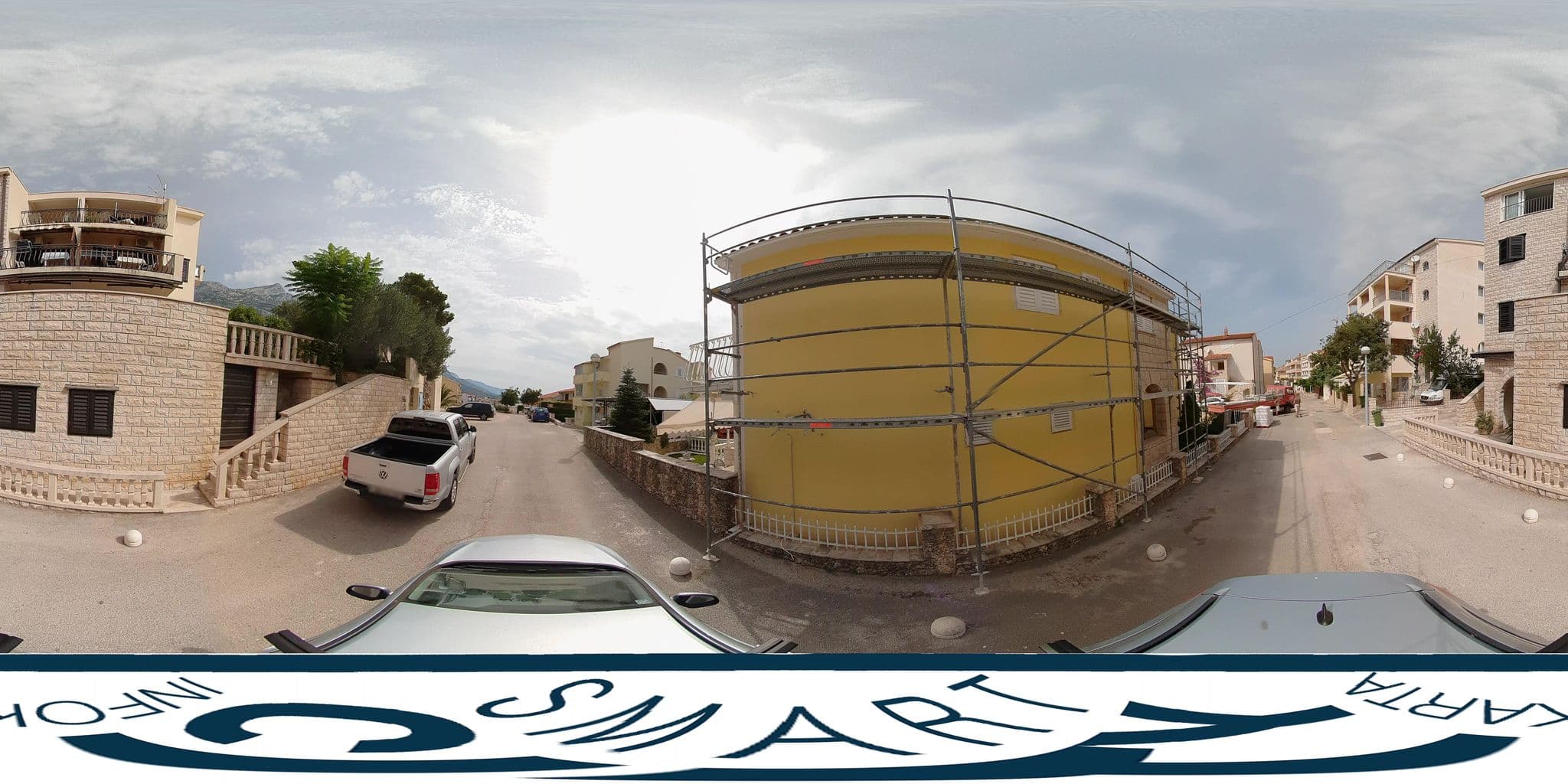 Street view near Apartments Aracic, Makarska — © SilvioBasic (CC BY-SA · Mapillary)