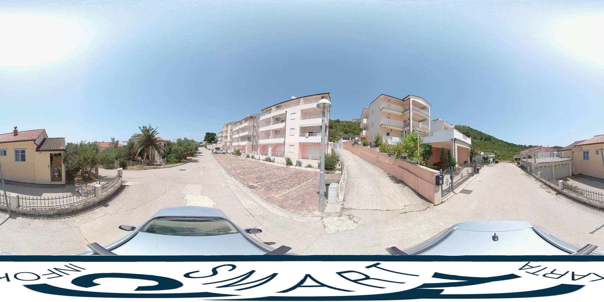 Street view near Apartments Anini Dvori, Baška Voda — © SilvioBasic (CC BY-SA · Mapillary)