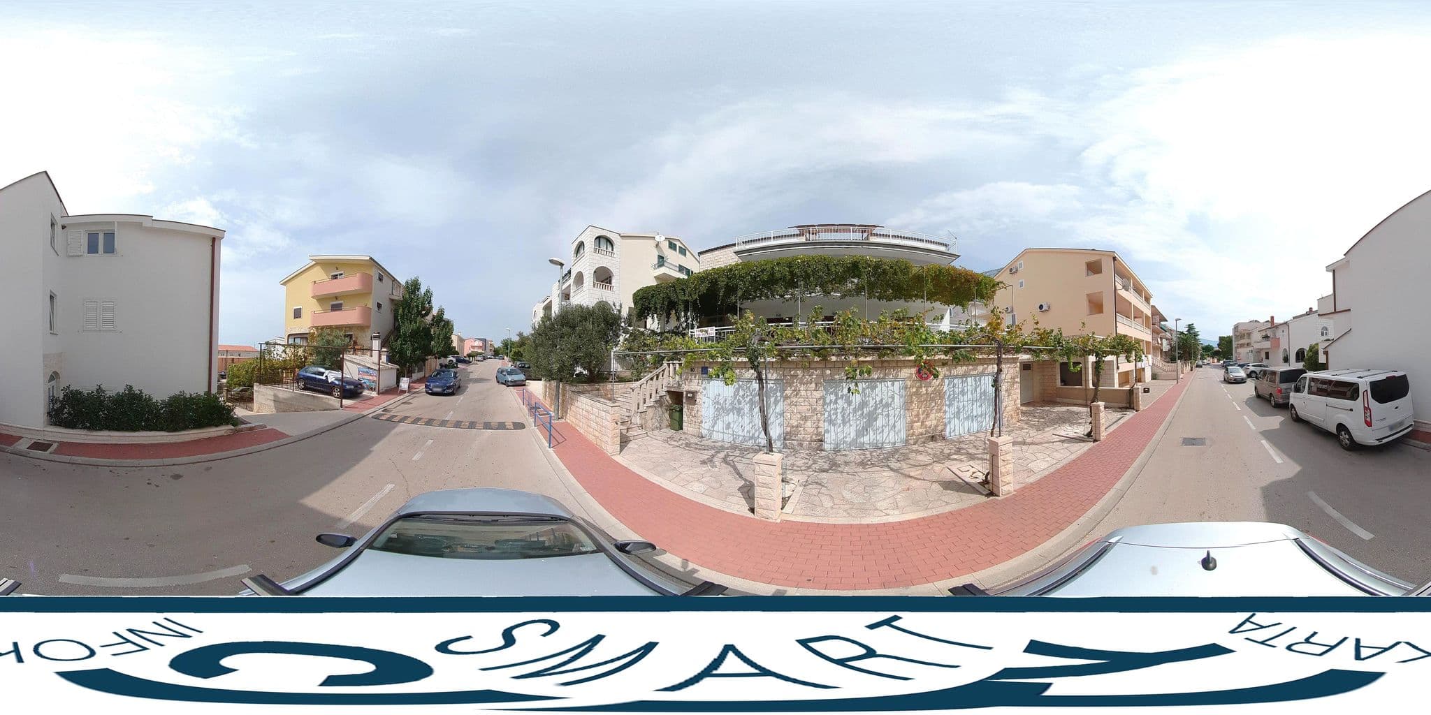 Street view near Apartments Erceg Makarska, Makarska — © SilvioBasic (CC BY-SA · Mapillary)