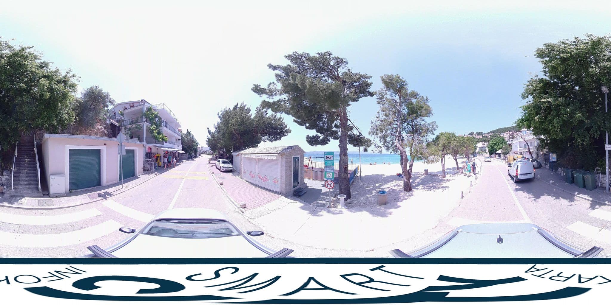 Street view near Villa Gradina, Baška Voda — © SilvioBasic (CC BY-SA · Mapillary)