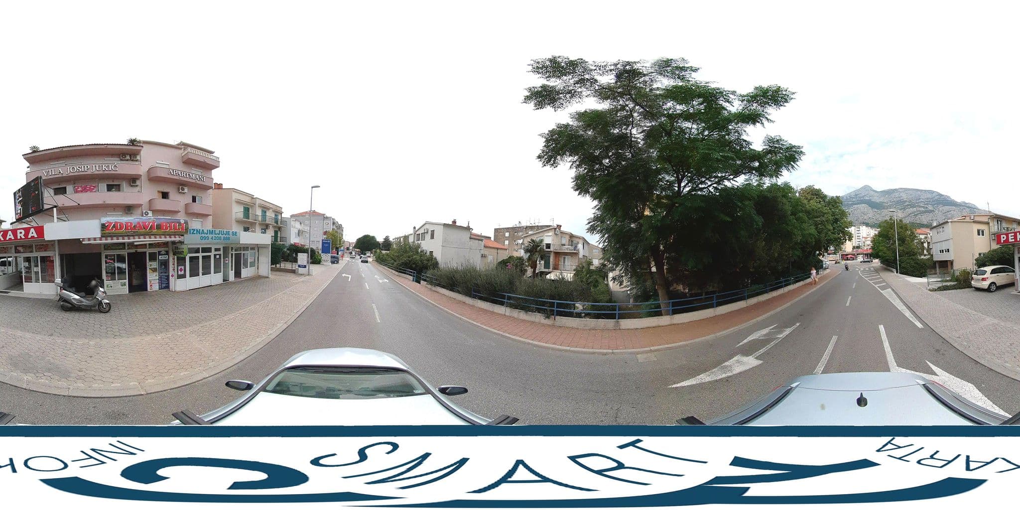 Street view near Sobe Zlata, Makarska — © SilvioBasic (CC BY-SA · Mapillary)